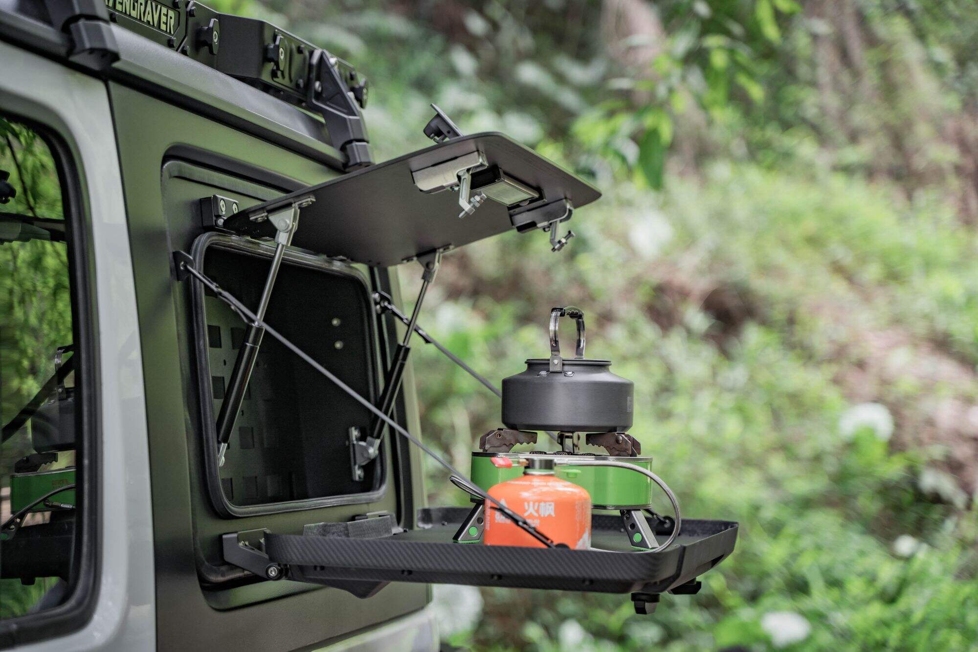 Fury Multi-function side tool box For Jeep wrangler