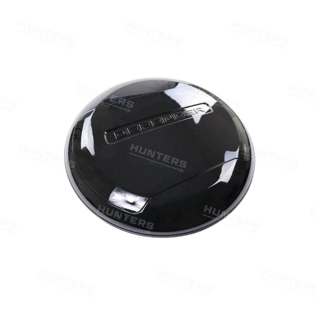 Genuine Land Rover Defender gloss black spare wheel cover