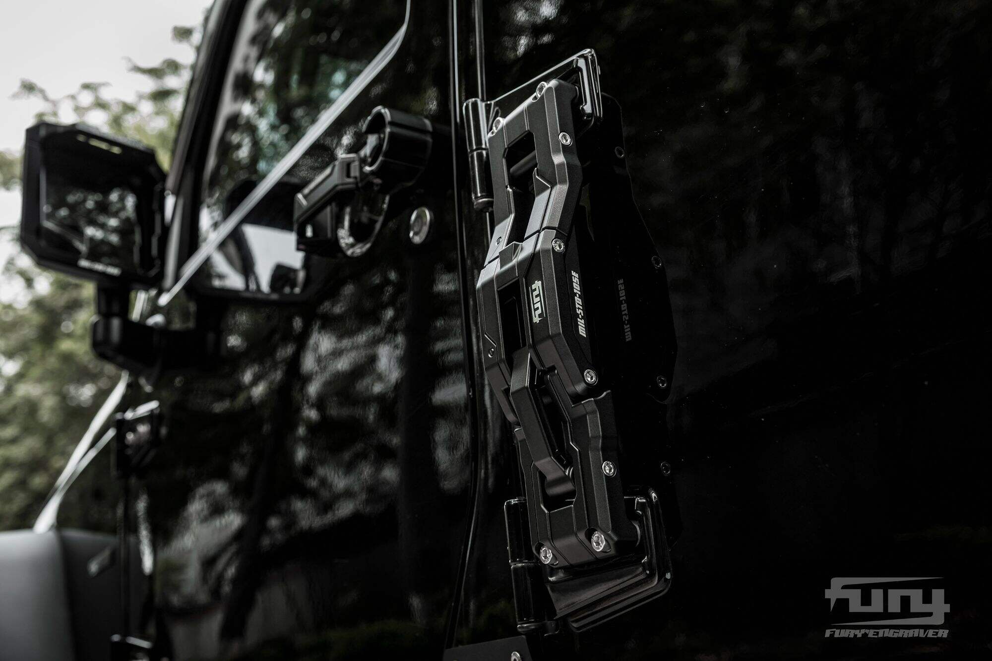 Fury Side ladder door hinge step For Jeep wrangler