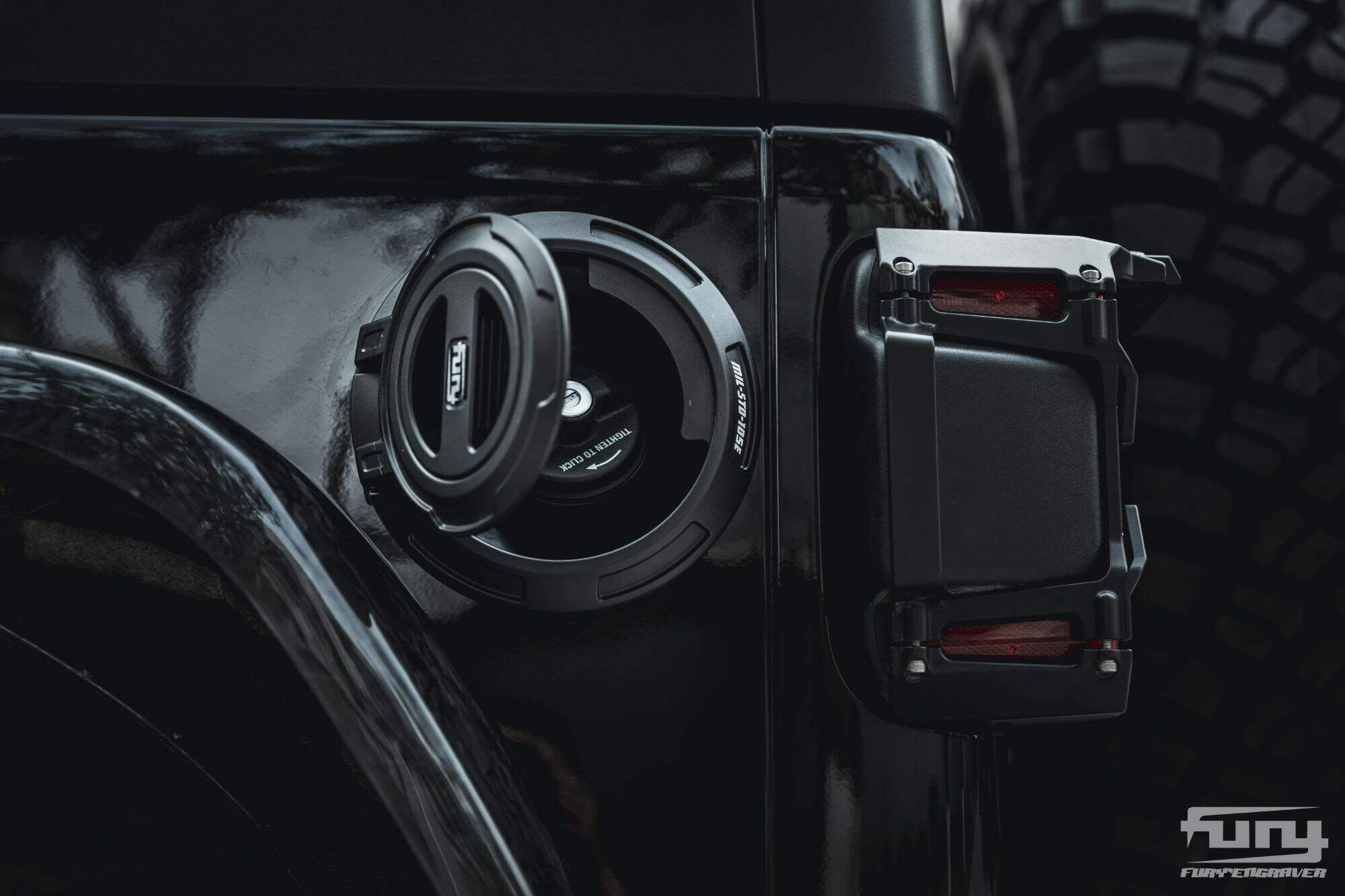 Fury GAS COVER For Jeep wrangler