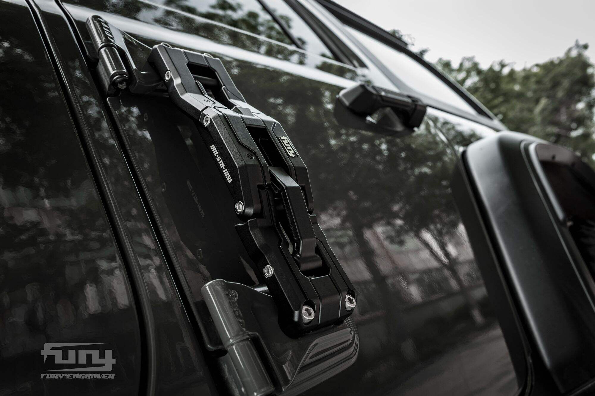 Fury Side ladder door hinge step For Jeep wrangler