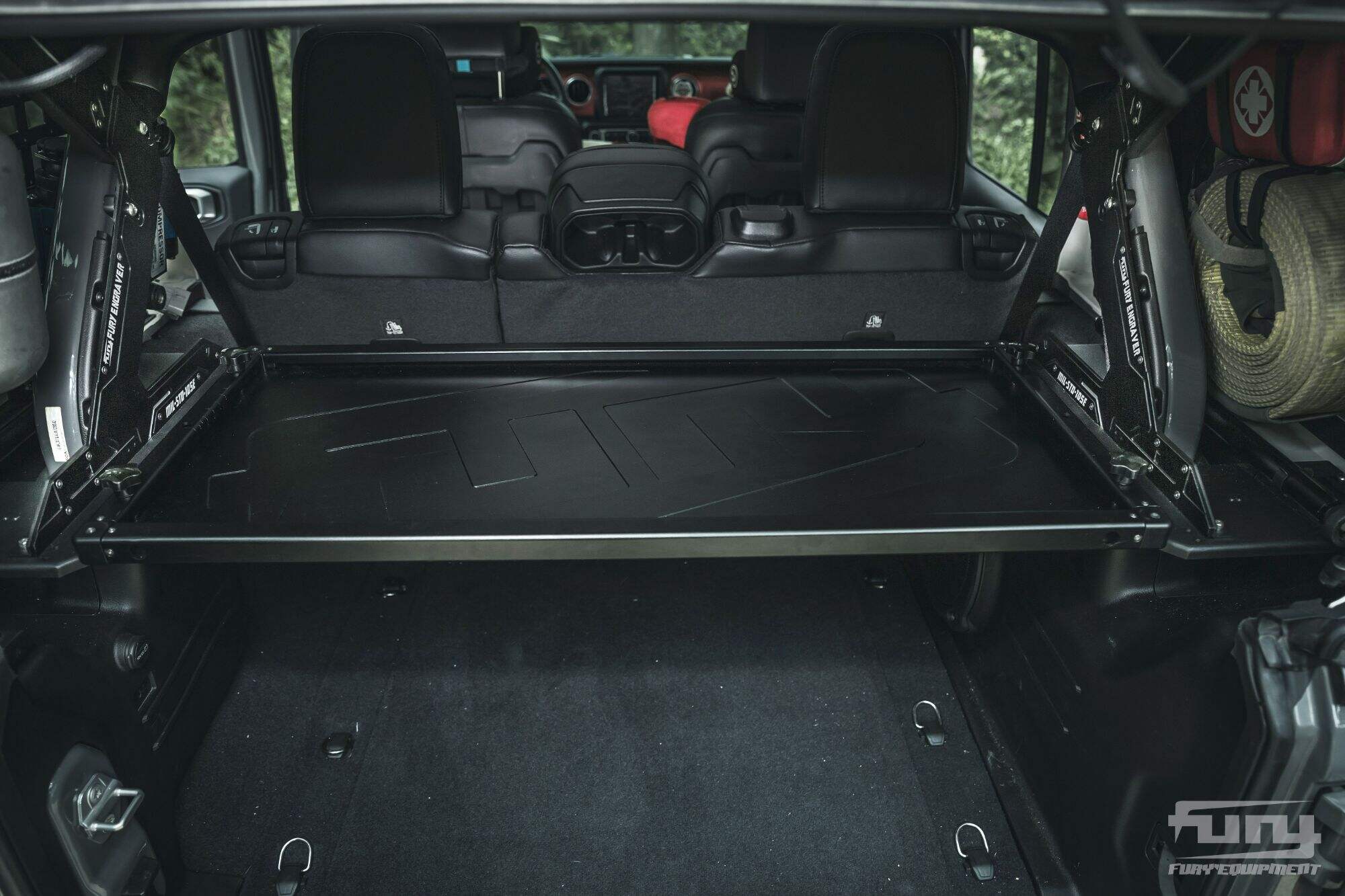 Fury Car Interior Cargo Rack For Jeep wrangler