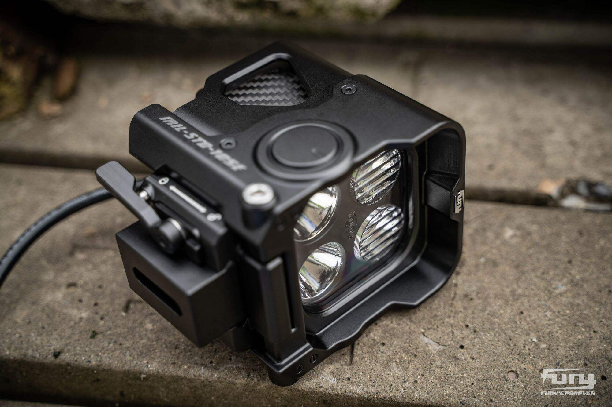 Fury Gravity A-pillar bracket handle integrated lighting system For JEEP WRANGLER