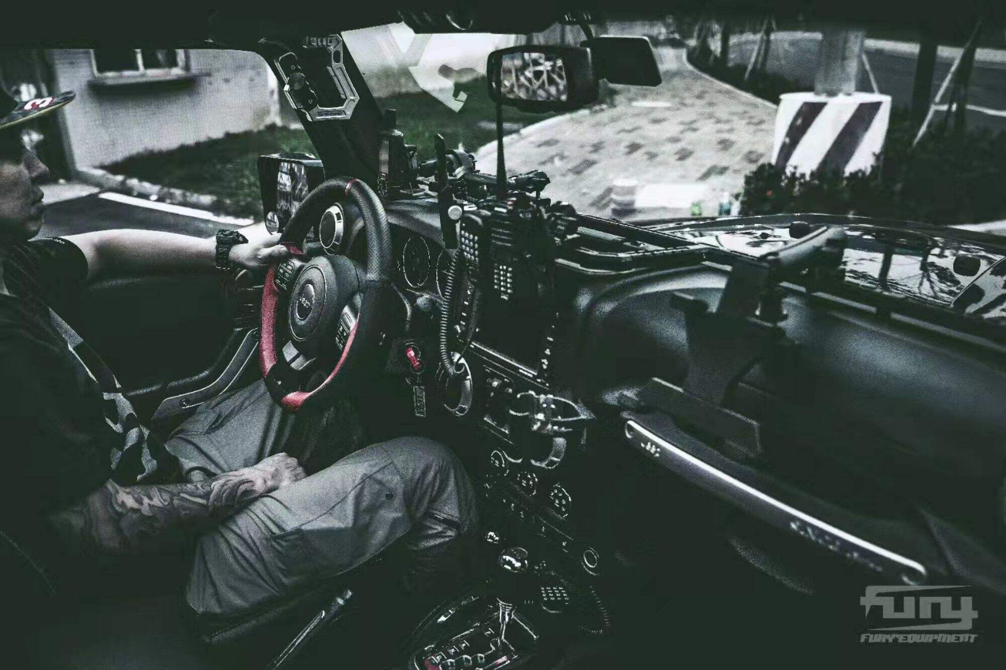 Fury Gravity RADIO ANTENNA BASE COVER For Jeep wrangler