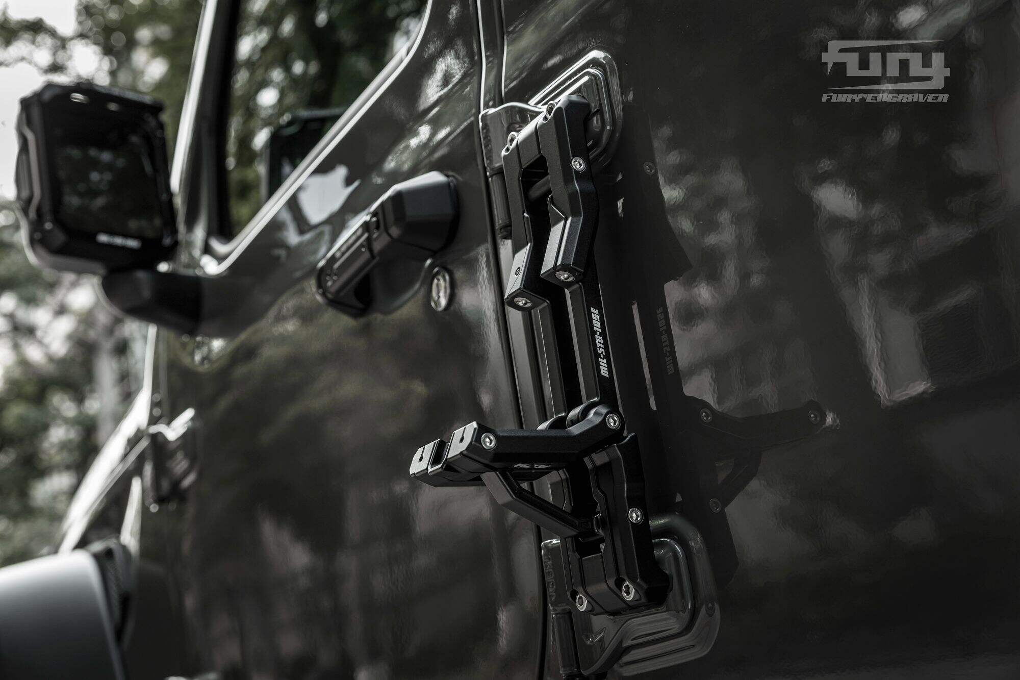 Fury Side ladder door hinge step For Jeep wrangler