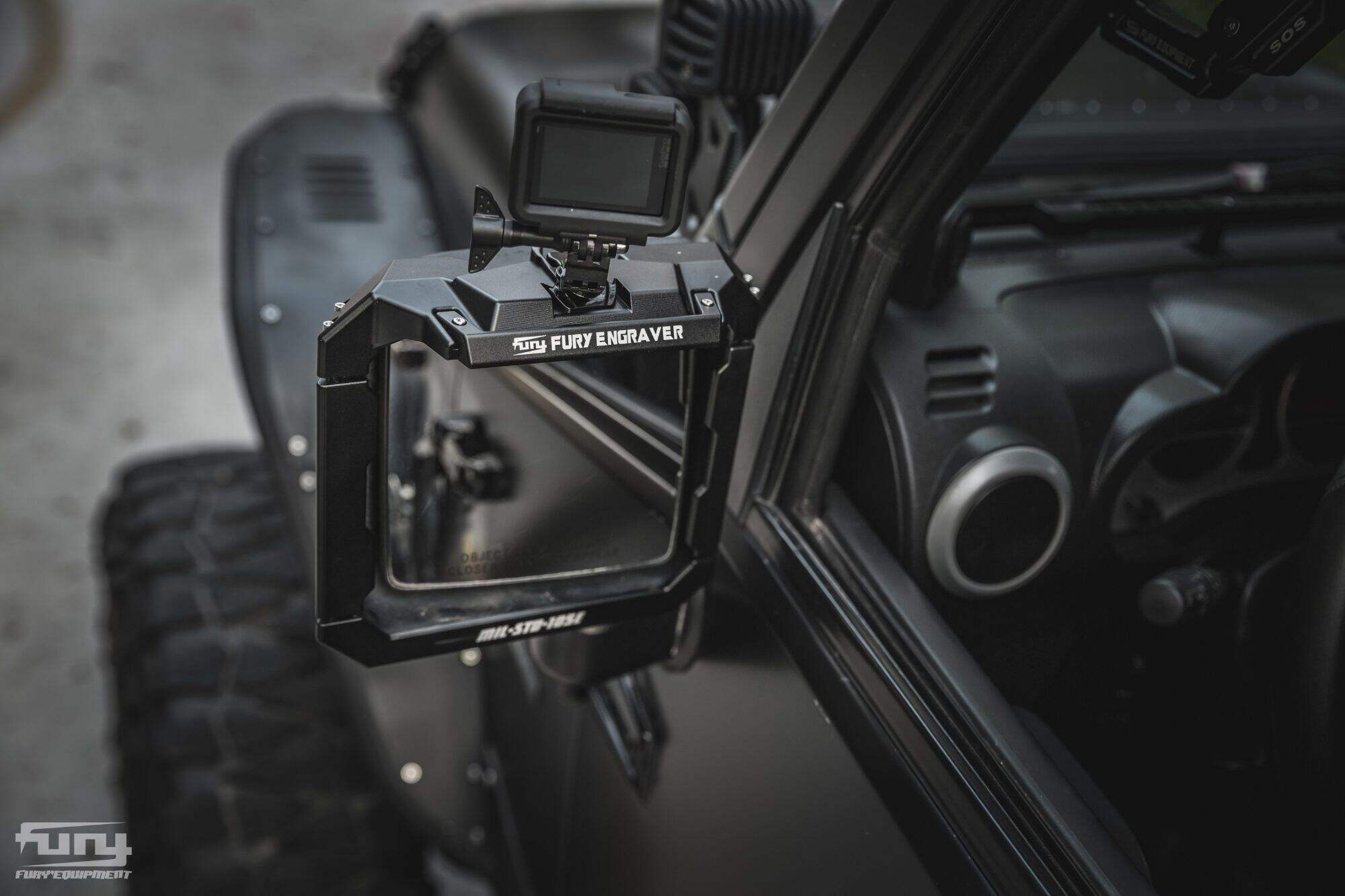 Fury MULTIFUNCTIONAL REARVIEW MIRROR RAIN SHIEL For Jeep wrangler