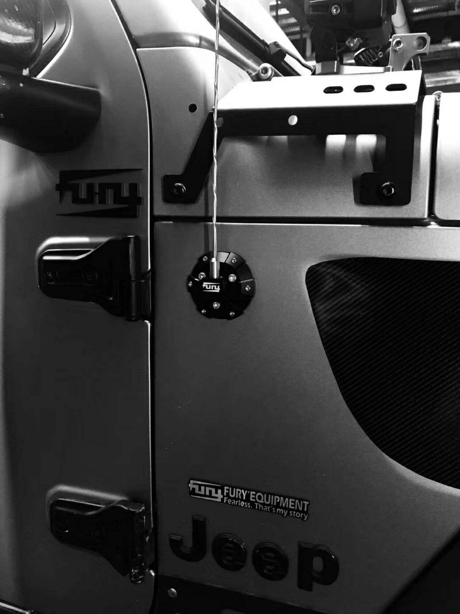 Fury Gravity RADIO ANTENNA BASE COVER For Jeep wrangler