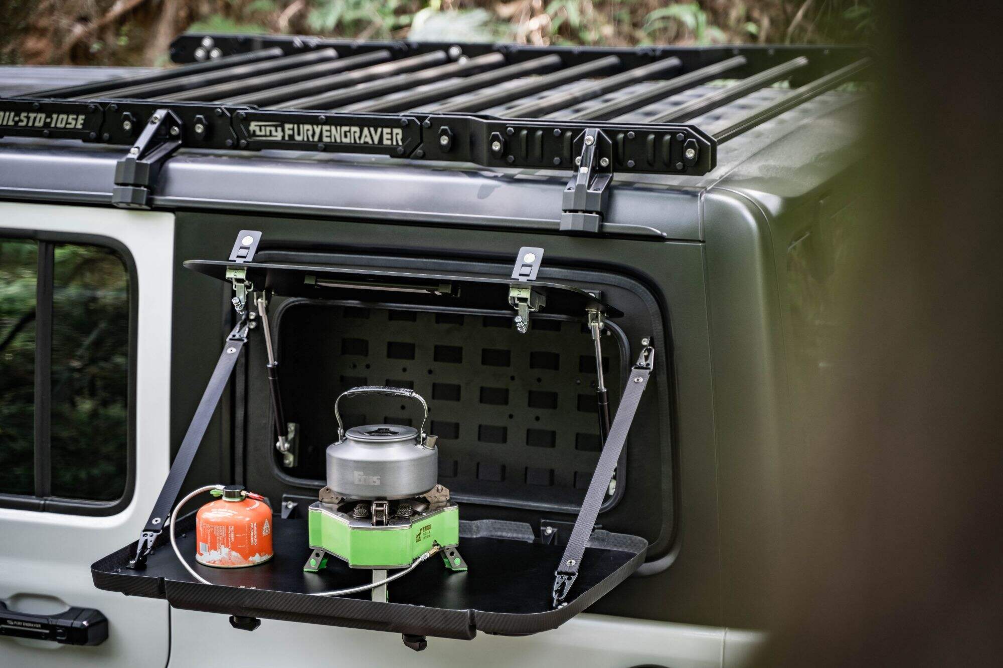 Fury Multi-function side tool box For Jeep wrangler