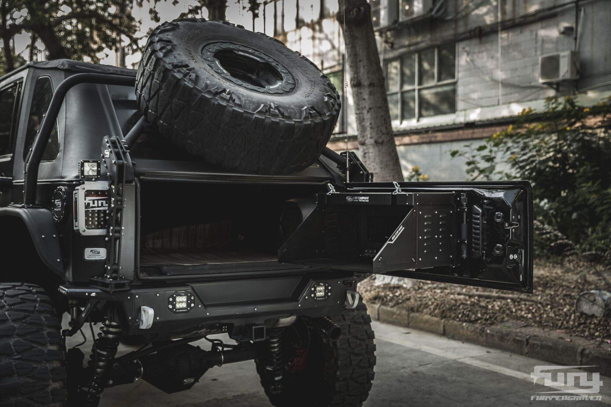 Fury Tailgate folding table For Jeep wrangler