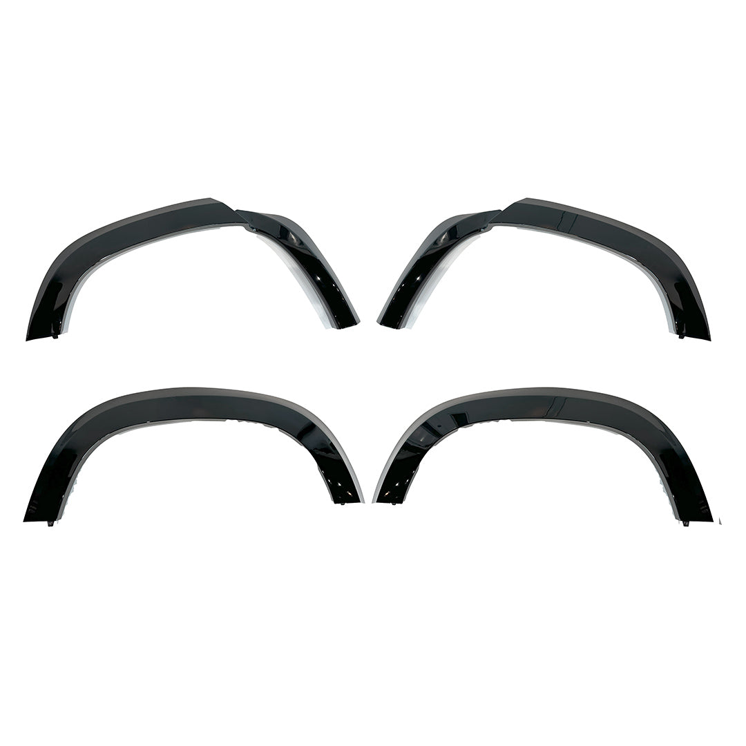 GLOSS BLACK OE STYLE WHEEL ARCHES FITS DEFENDER 110 L663