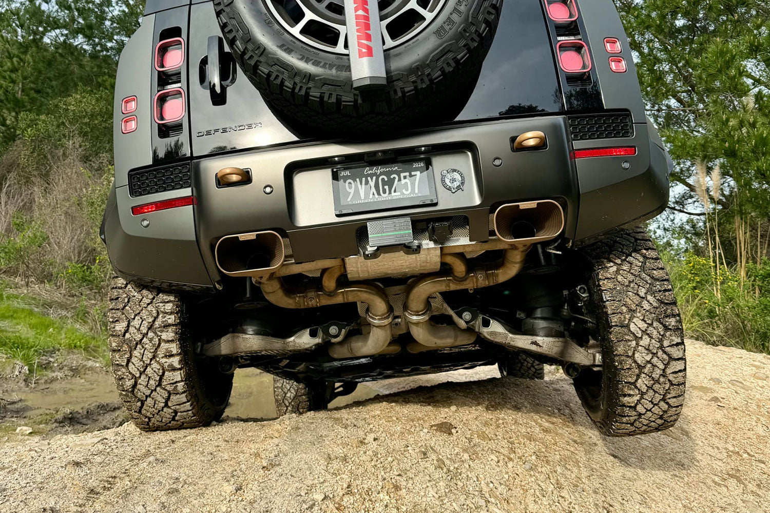 QuickSilver Defender OCTA 3D printed tailpipes