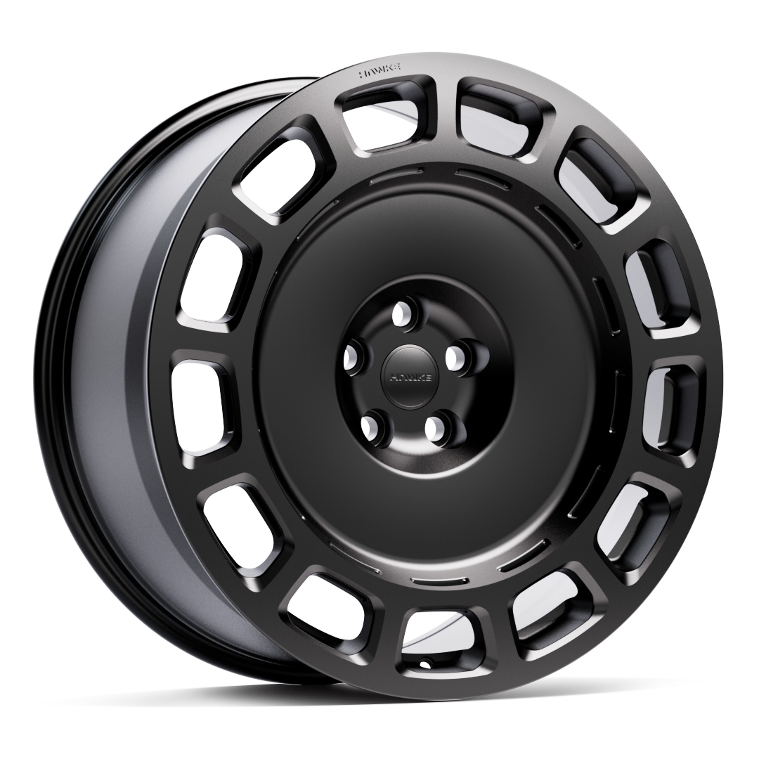 22 inch Hawke Octad matt black alloy wheel for Land Rover Defender L663