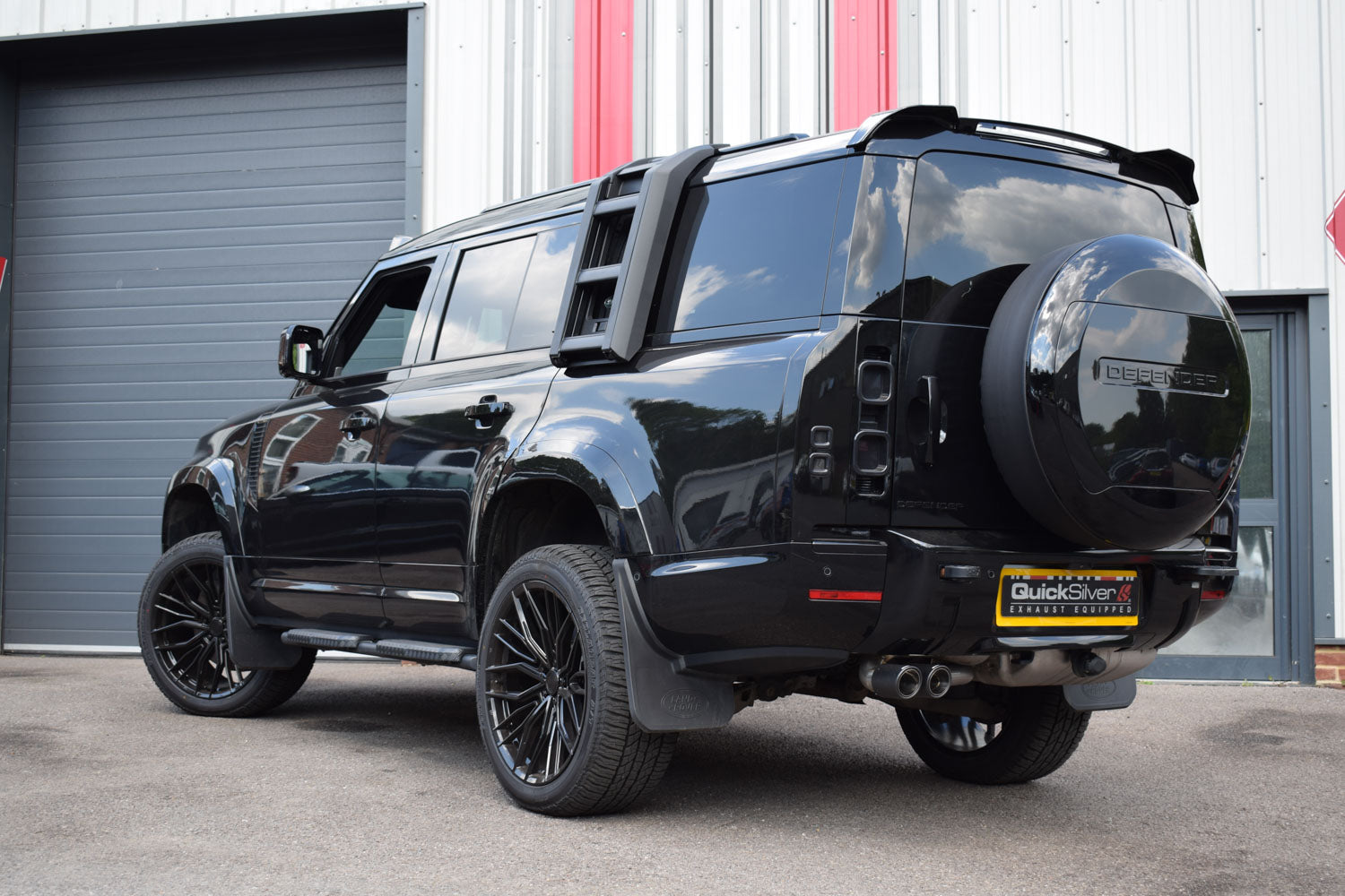 QuickSilver Defender 130 diesel Sound Generator exhaust