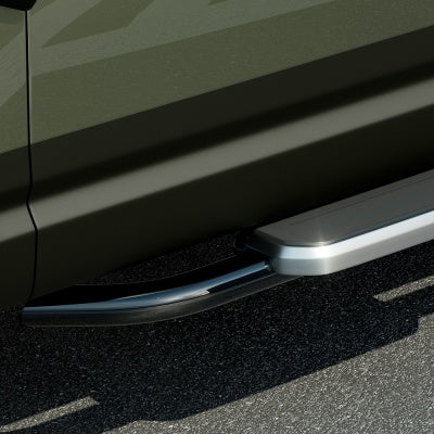 LAND ROVER DEFENDER 110 L663 SIDE STEPS RUNNING BOARDS SILVER