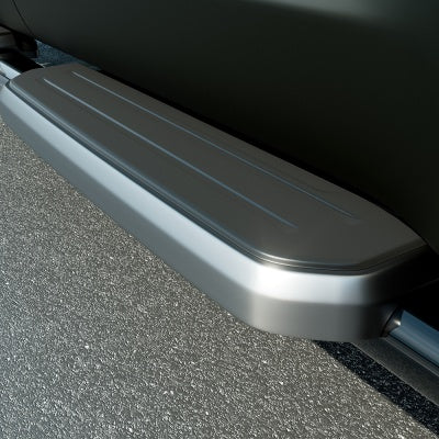 LAND ROVER DEFENDER 90 L663 SIDE STEPS RUNNING BOARDS SILVER