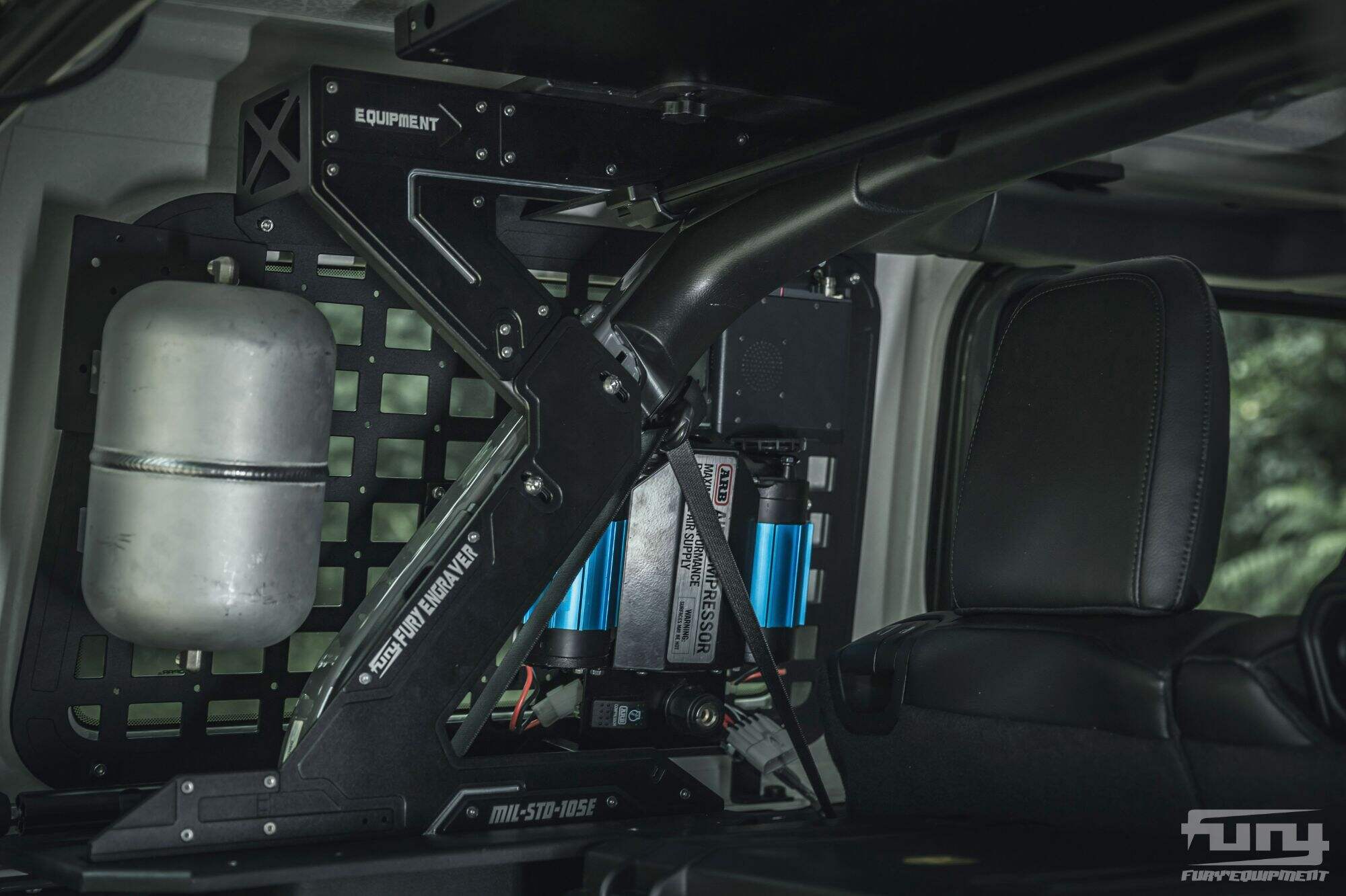 Fury Car Interior Cargo Rack For Jeep wrangler