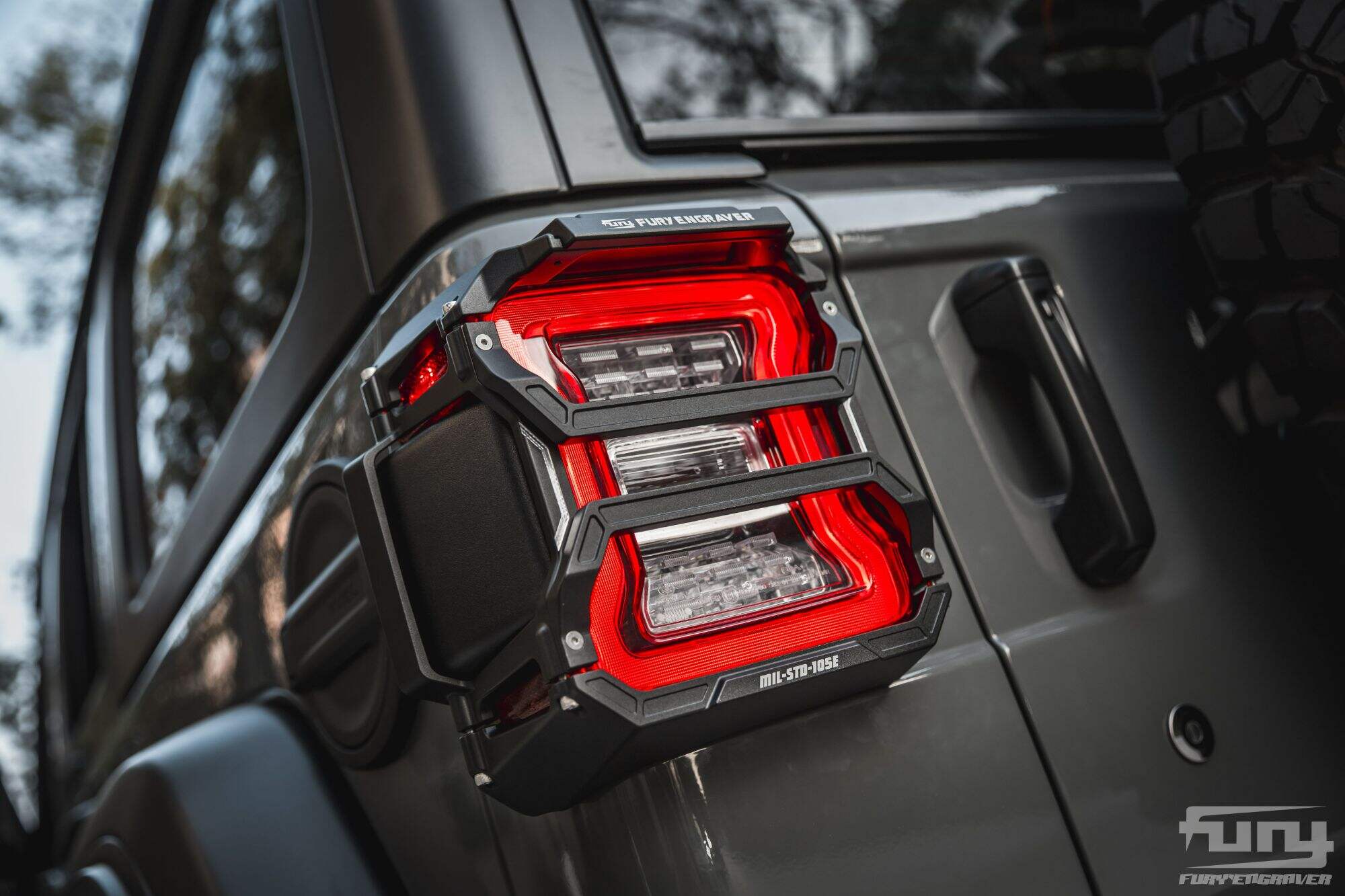 Fury Tail Light Cover For Jeep wrangler