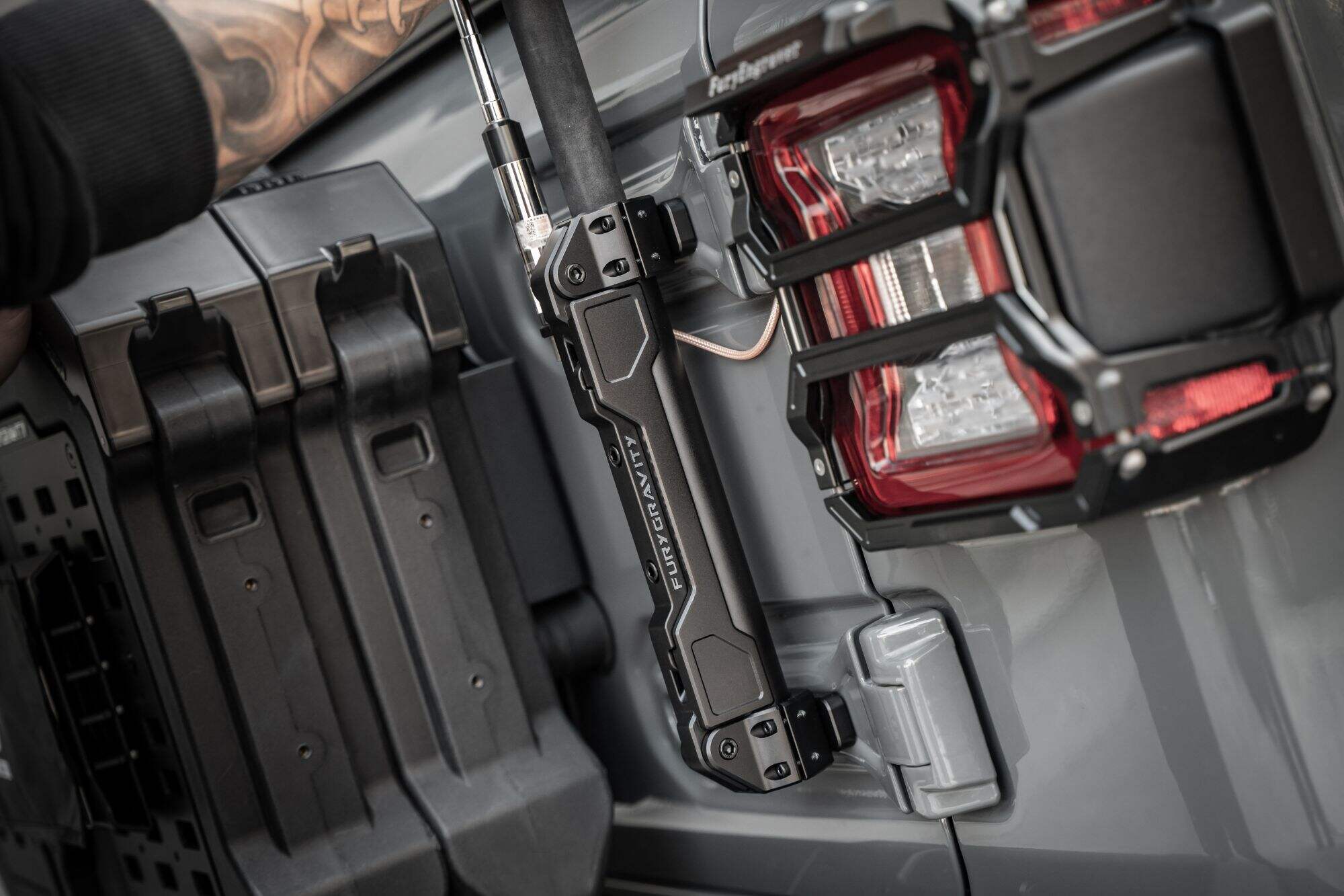 Fury Flagpole holder For Jeep wrangler 277