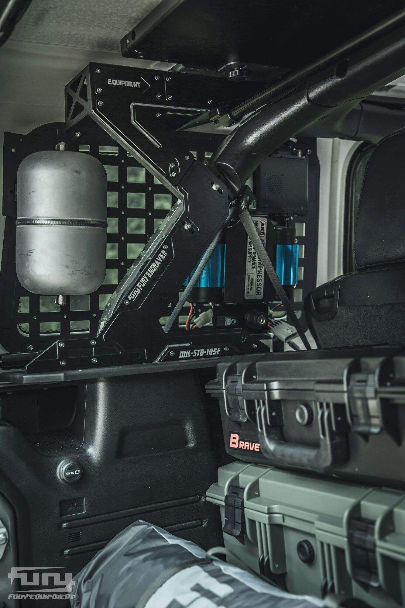 Fury Car Interior Cargo Rack For Jeep wrangler