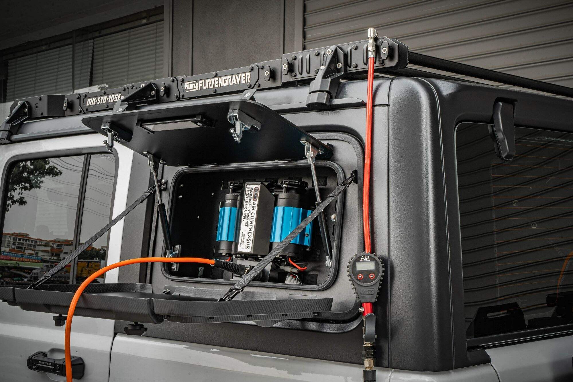 Fury Multi-function side tool box For Jeep wrangler