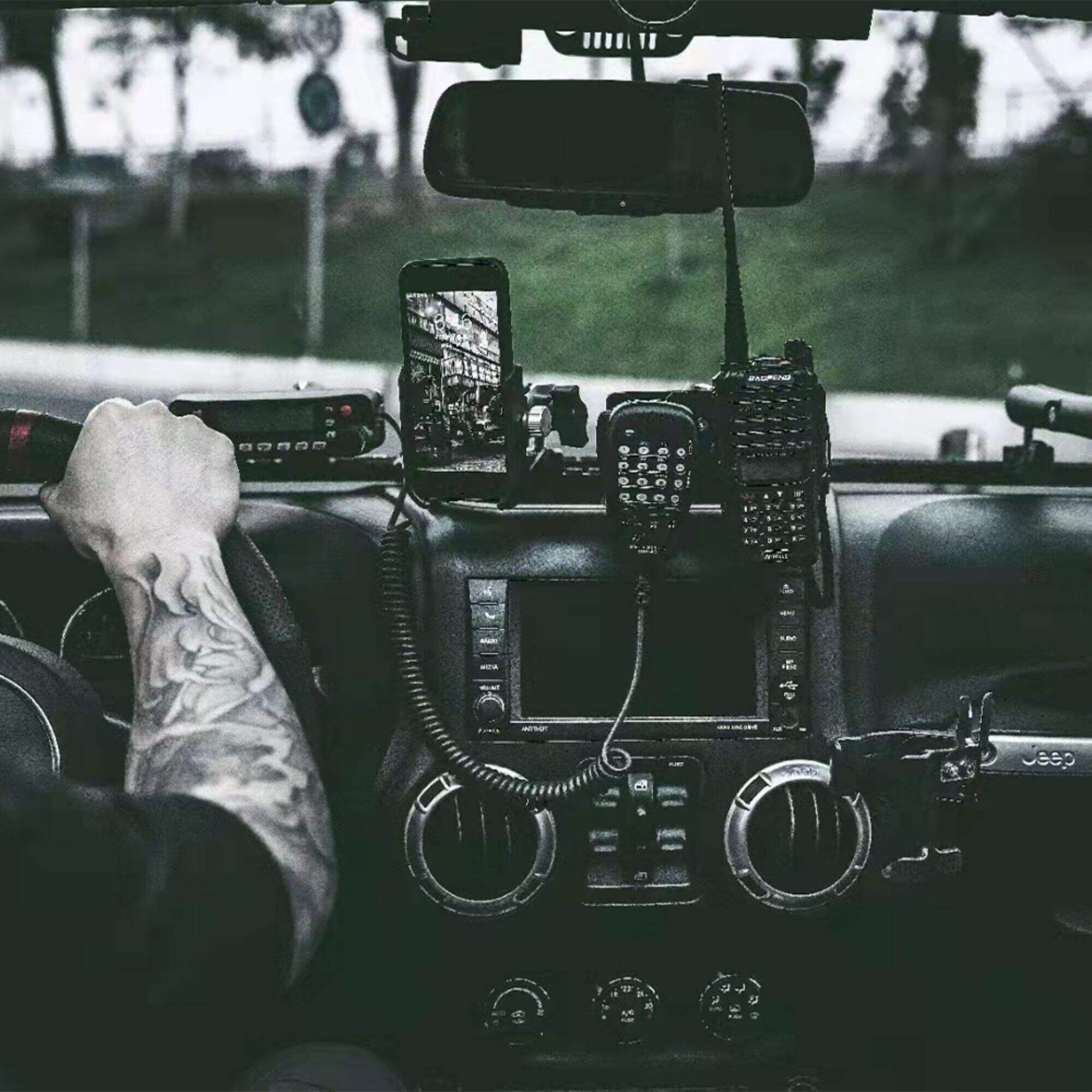 Fury Gravity RADIO ANTENNA BASE COVER For Jeep wrangler