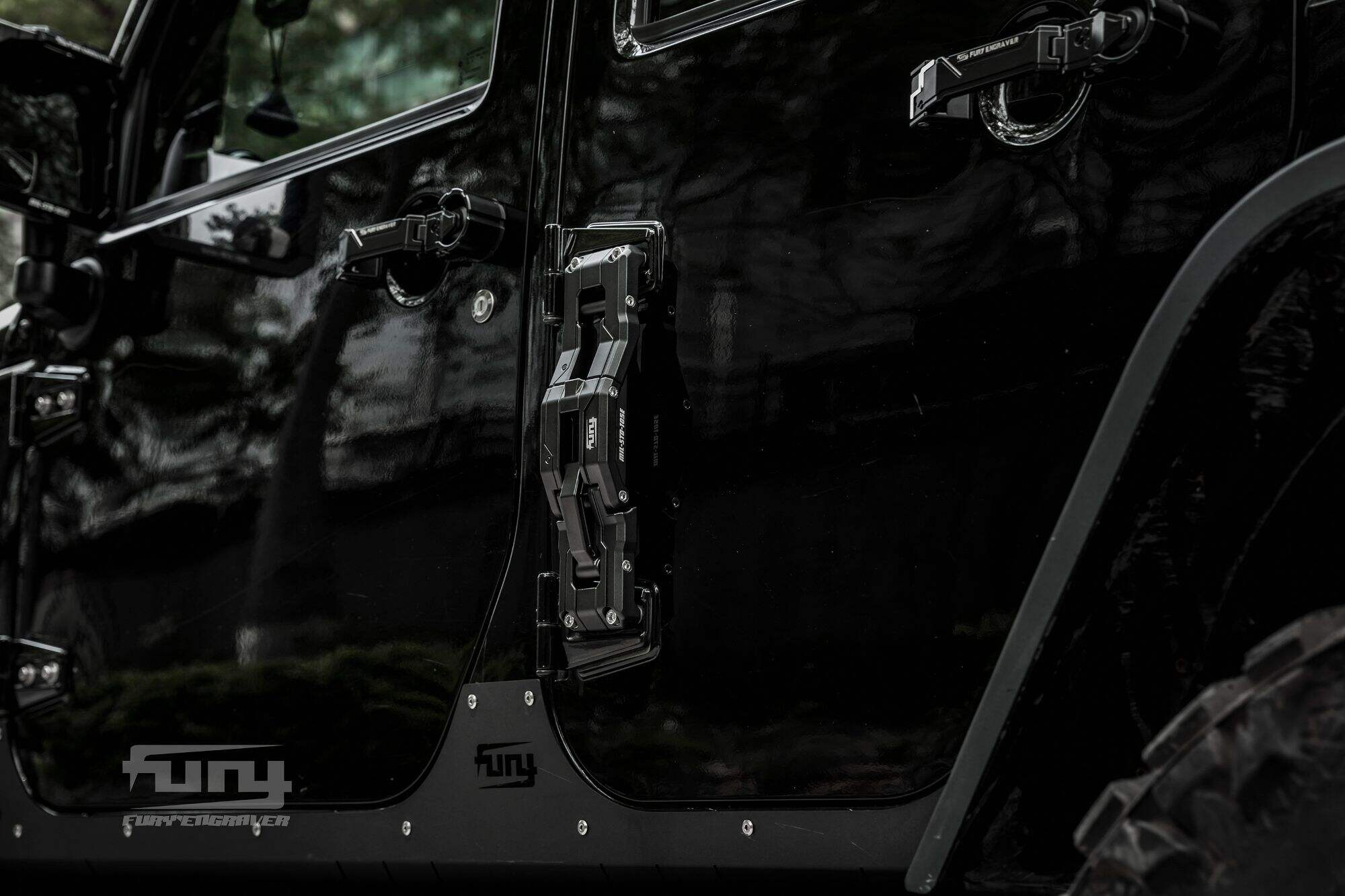 Fury Side ladder door hinge step For Jeep wrangler