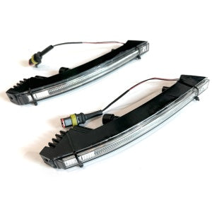 LM STYLE FRONT LIP INCL DRLS LAND ROVER DEFENDER 90/110/130 L663