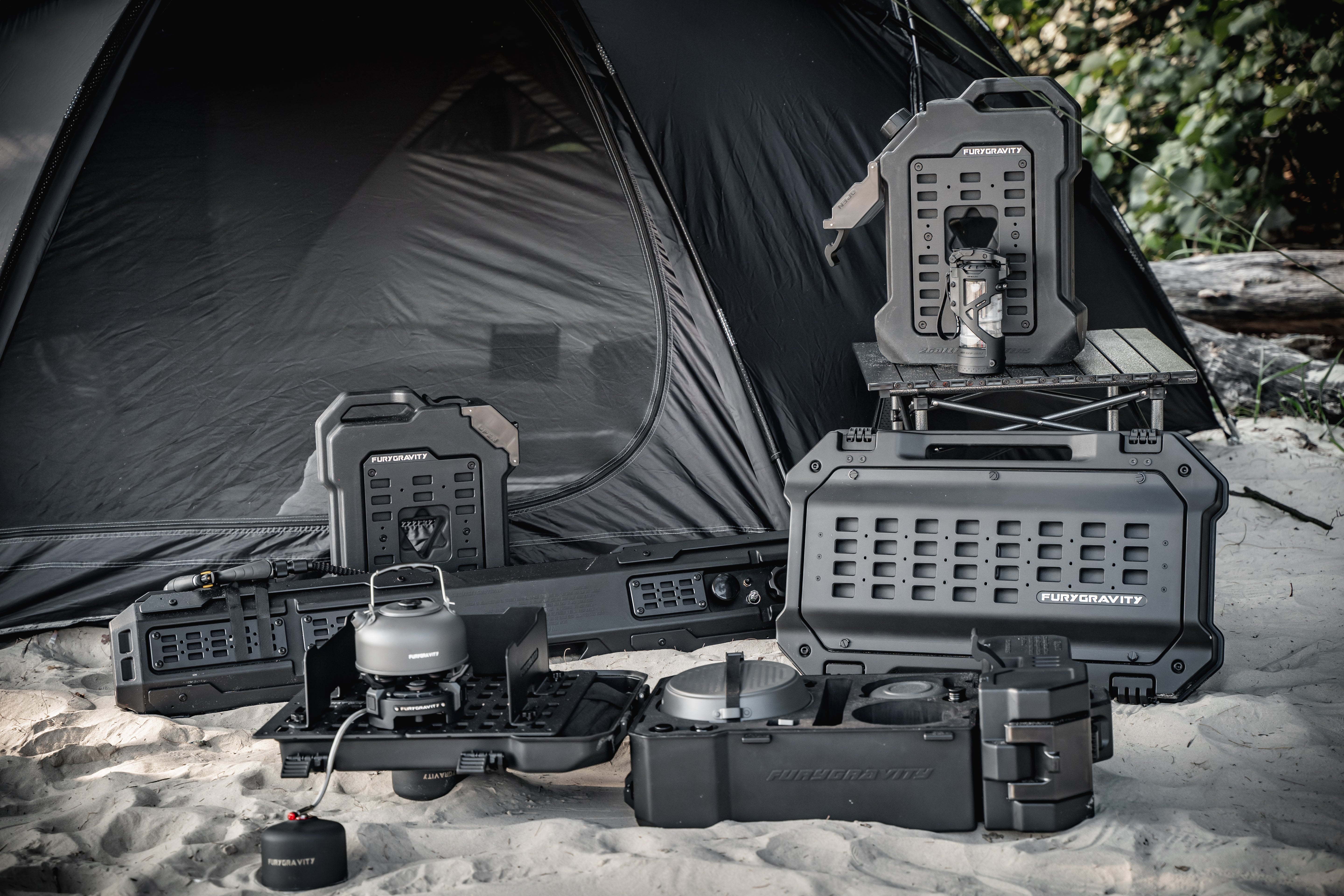 Fury Gravity Large Expansion Equipment Table for Camping and Outdoor Activities