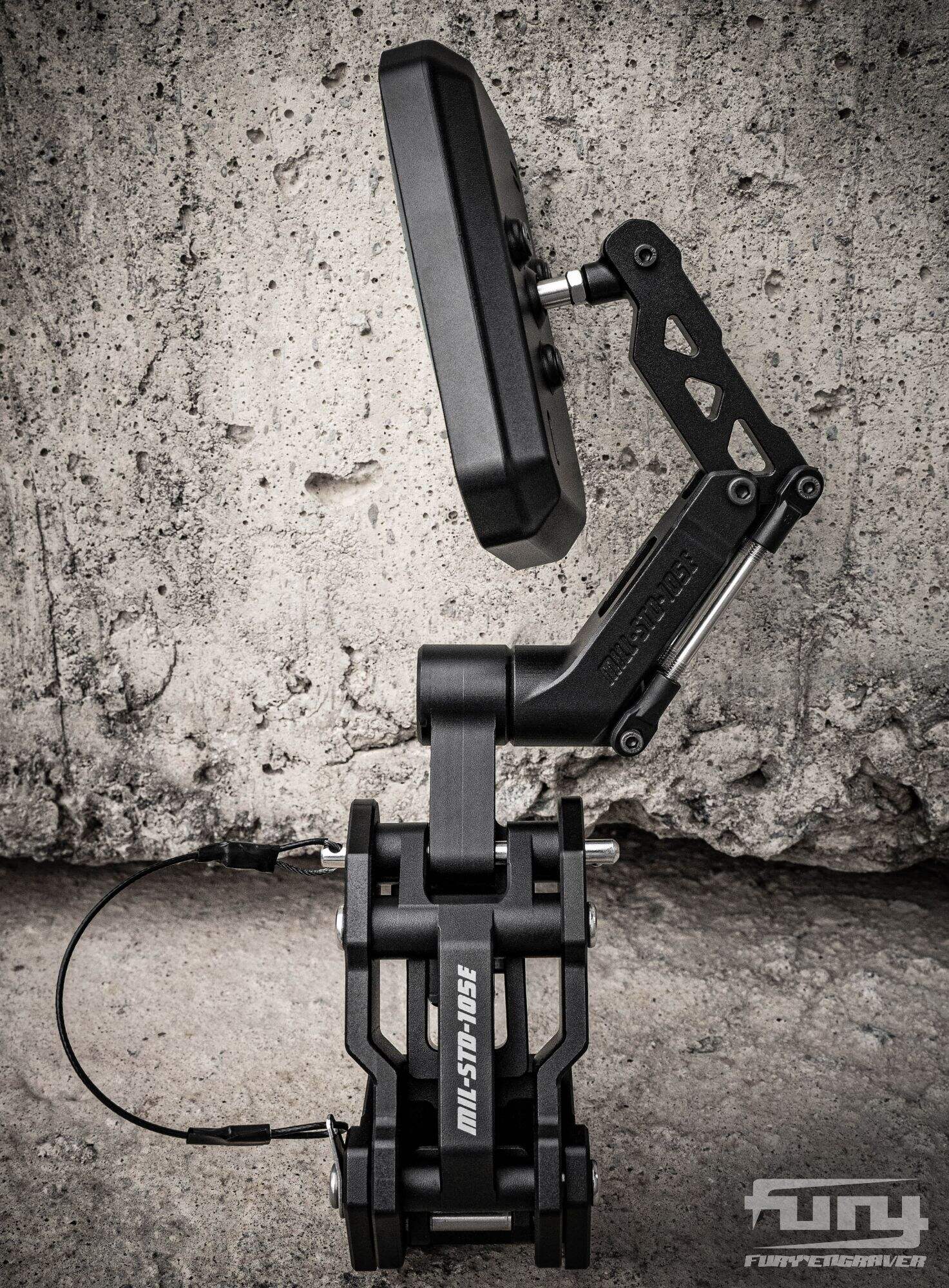 Fury hood lock  with mirror For Jeep wrangler