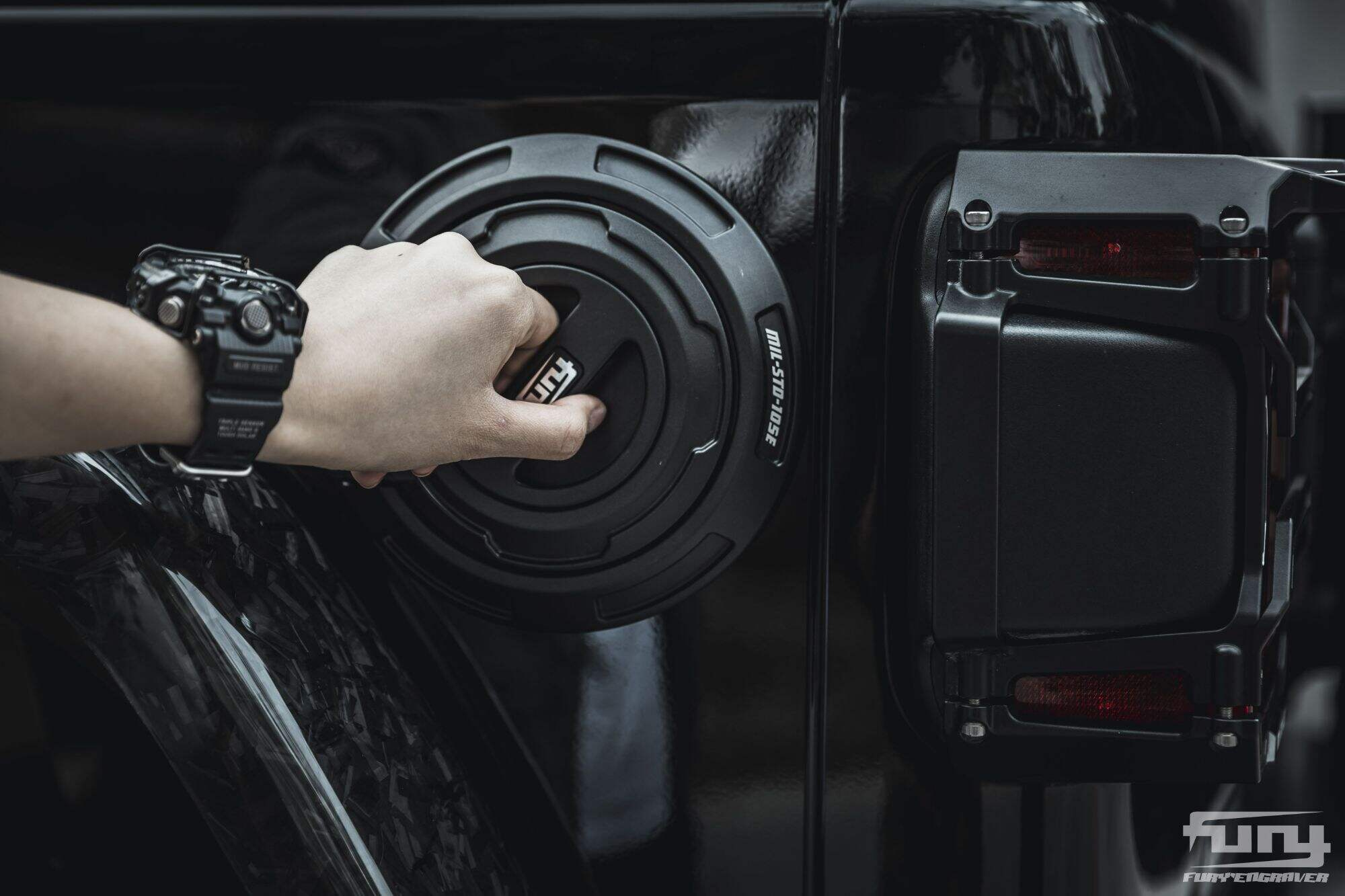 Fury GAS COVER For Jeep wrangler