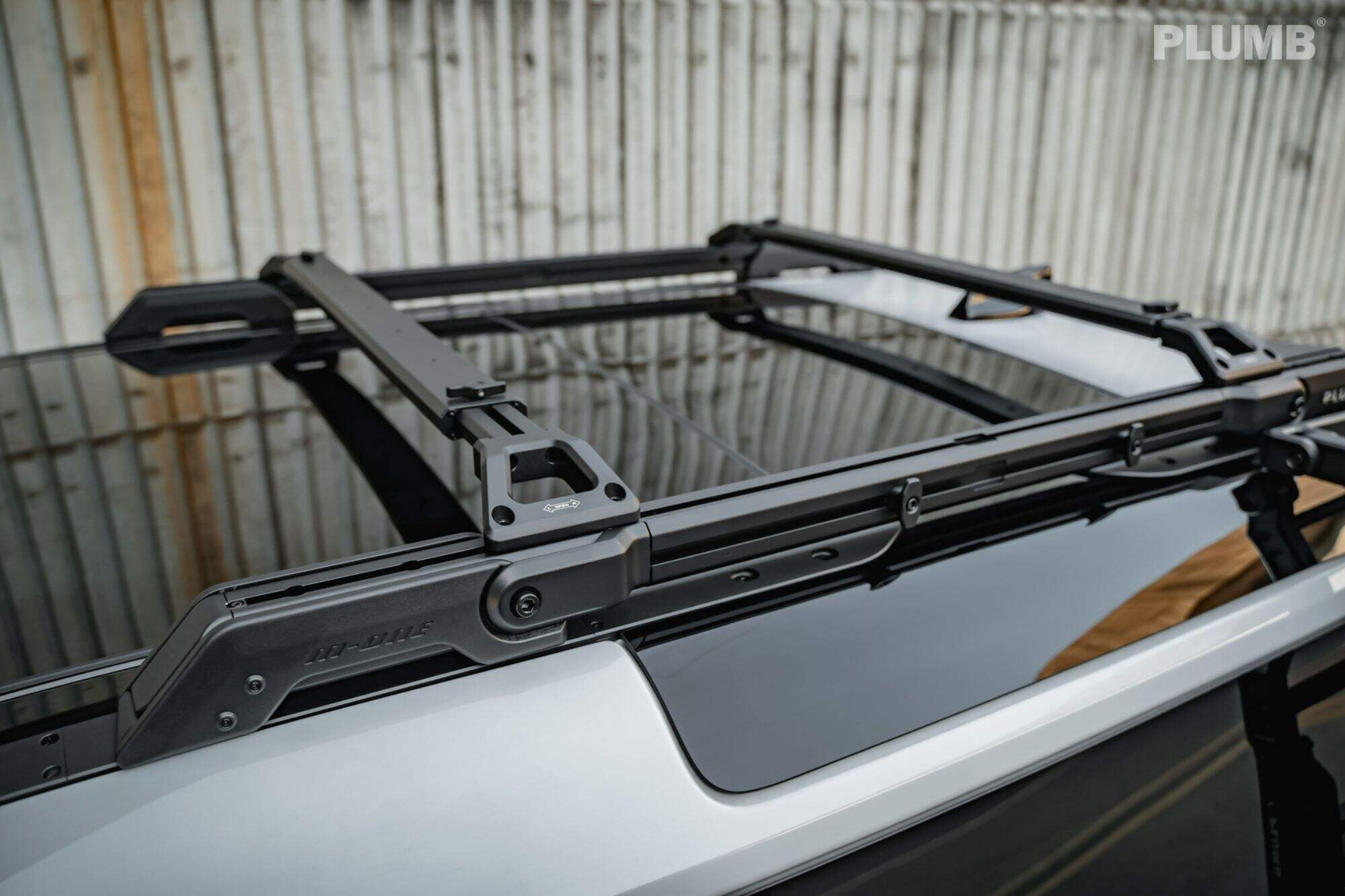 Plumb Aluminum Adjustable  roof rack For Land Rover Defender 90