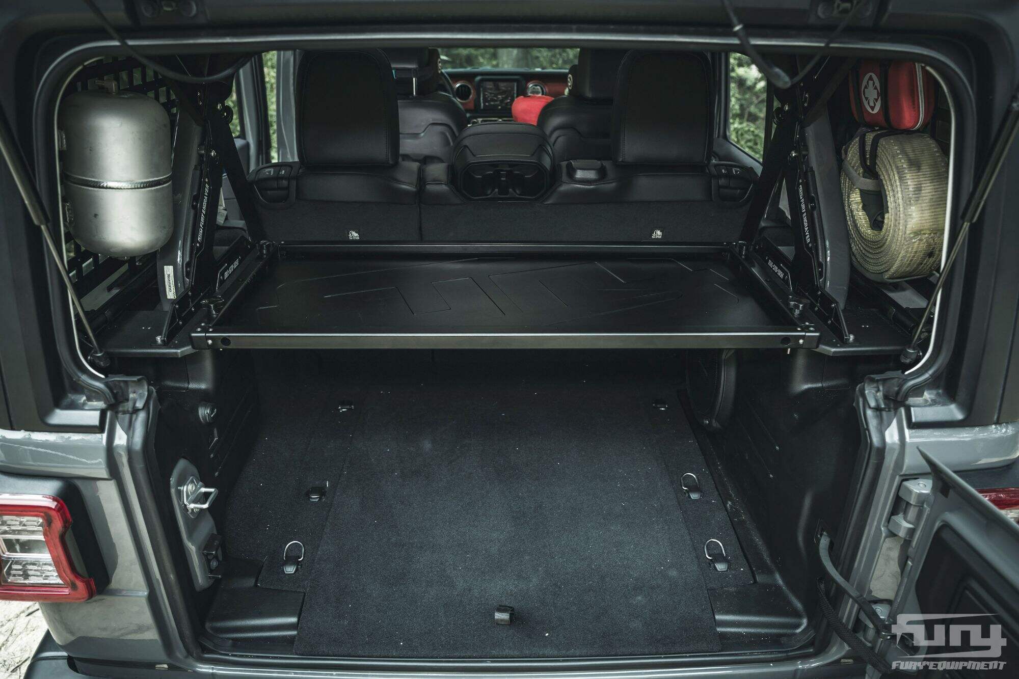 Fury Car Interior Cargo Rack For Jeep wrangler