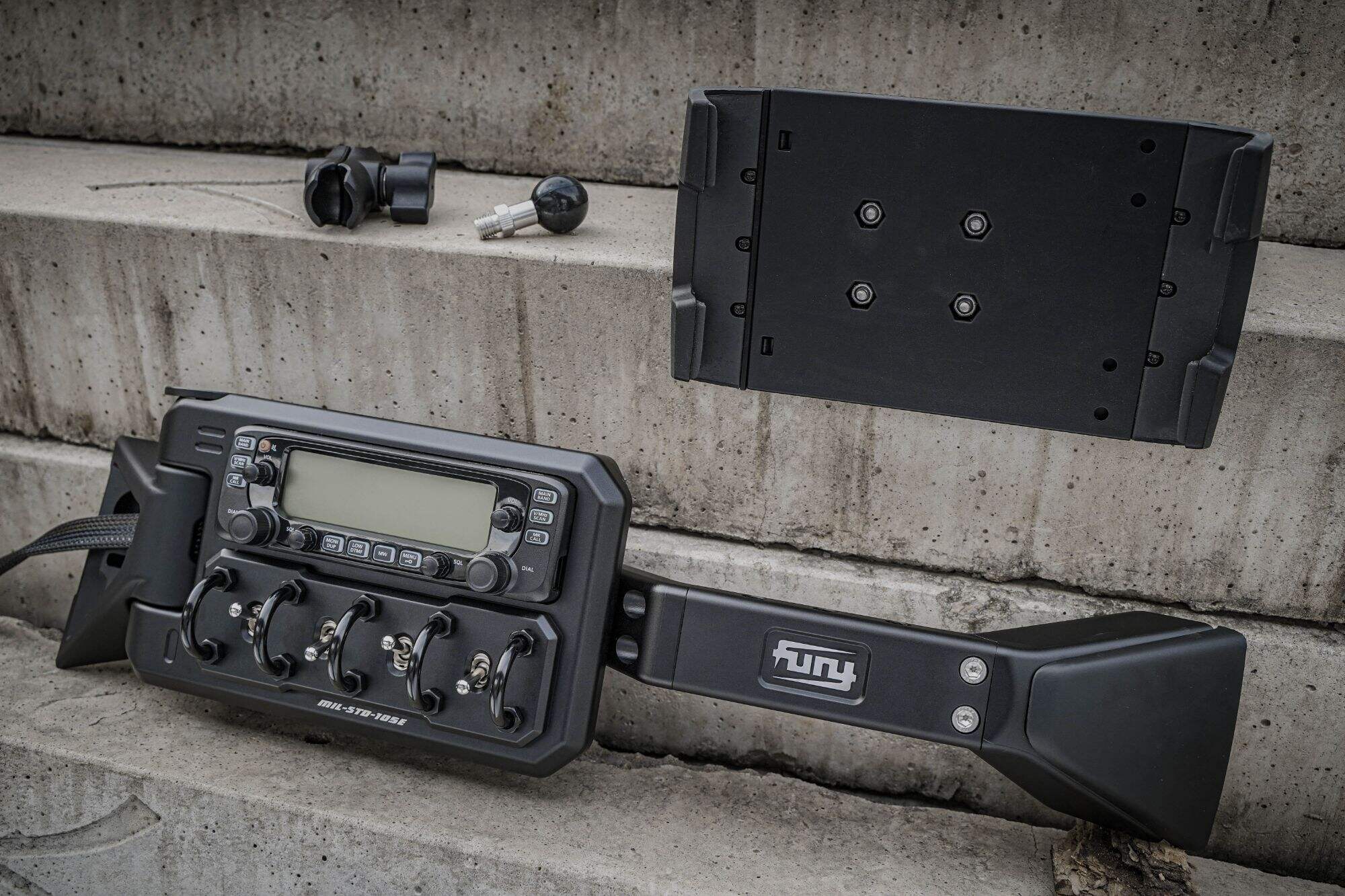 Fury CONTROL PANEL KIT WITH TABLET SUPPORT For Jeep Wrangler