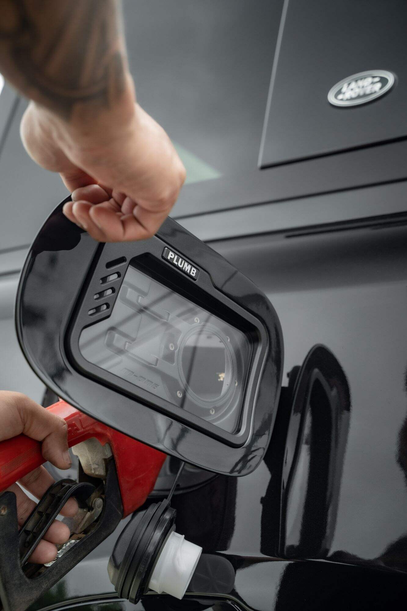 Plumb Transparent Fuel Tank Cover For Land Rover Defender 110