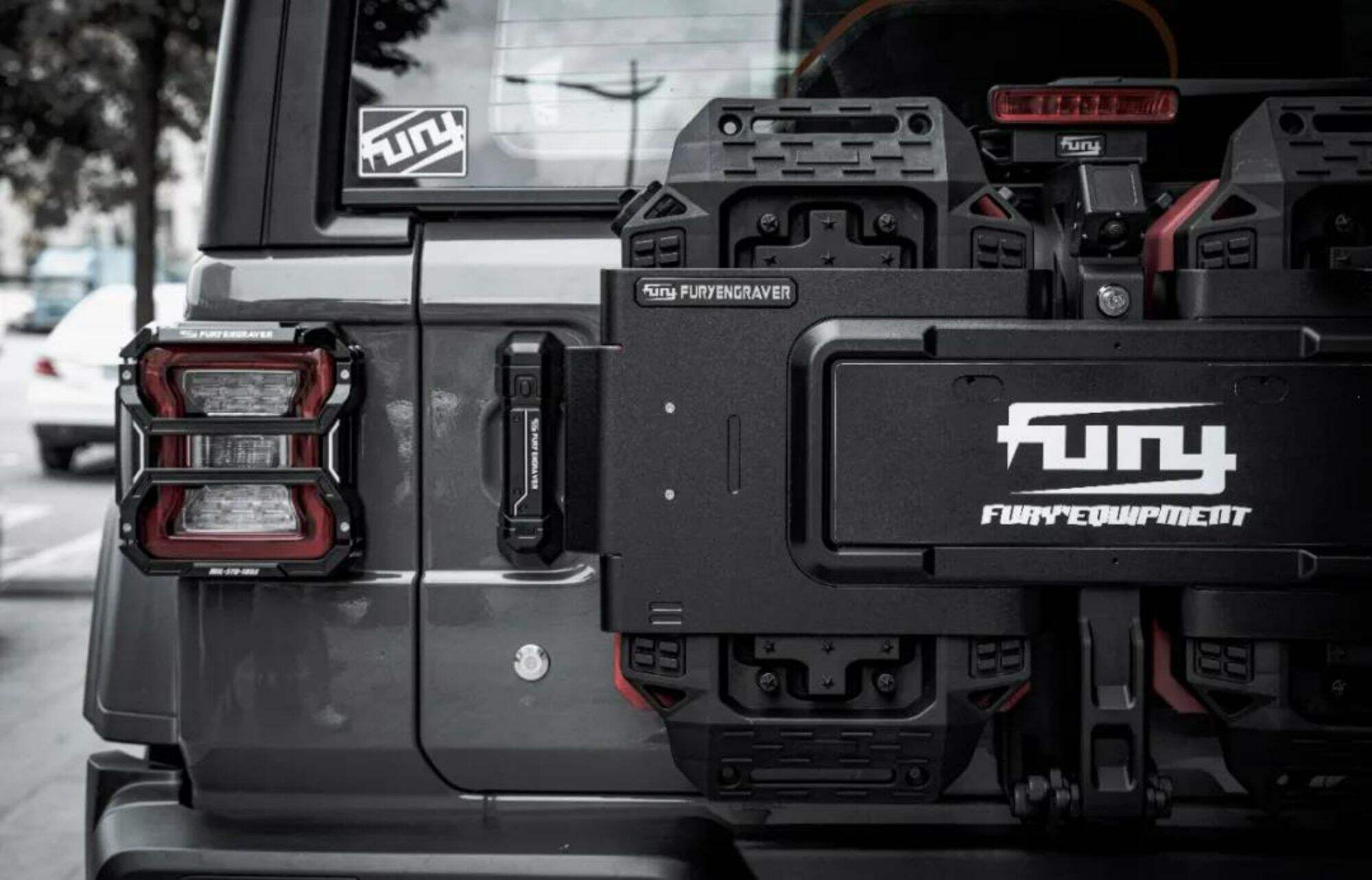 Fury TAILGATE EQUIPMENT INTEGRATED For Jeep wranger