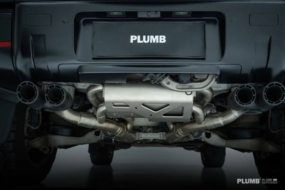 PLUMB M-One electronic valved exhaust for Defender 90 110 L663