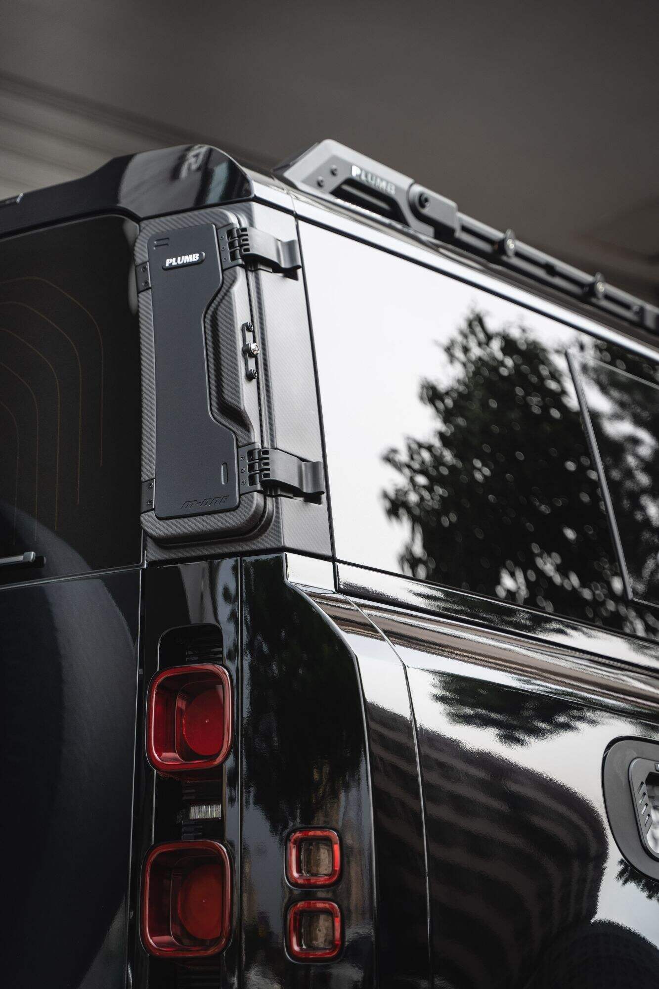 Plumb Tailgate side expansion gear box For Land Rover Defender 90/110