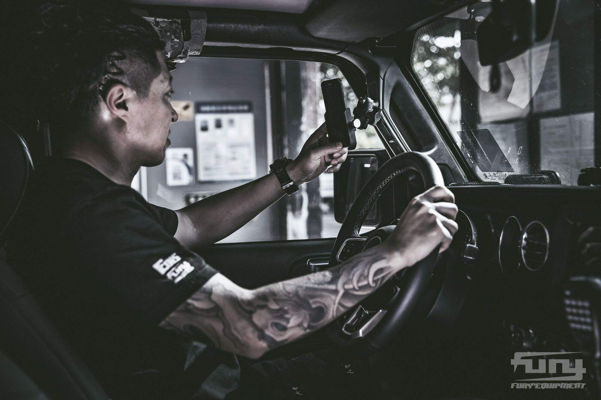 FURY A-PILLAR GRAB HANDLE for Jeep wrangler