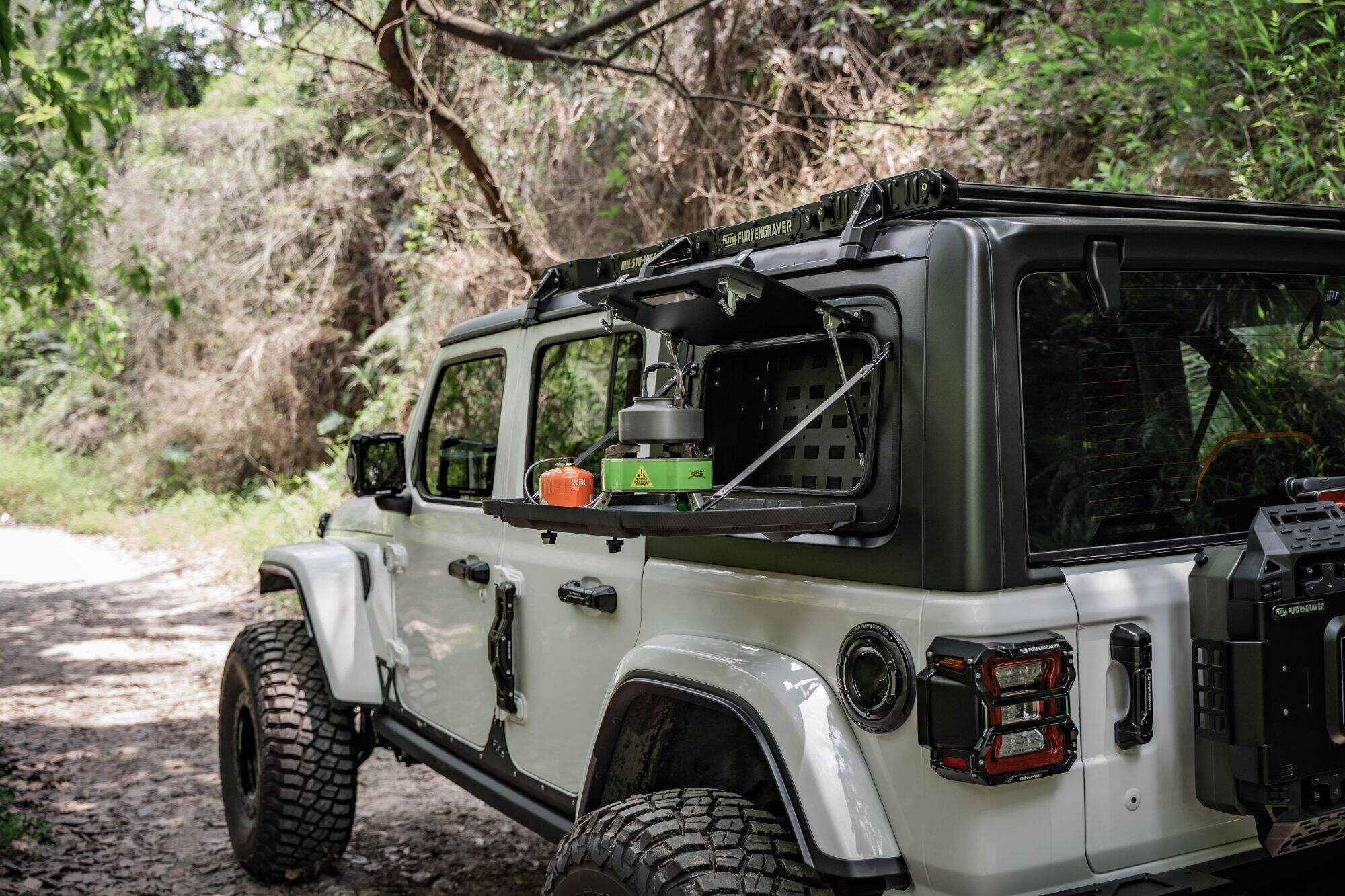 Fury Multi-function side tool box For Jeep wrangler