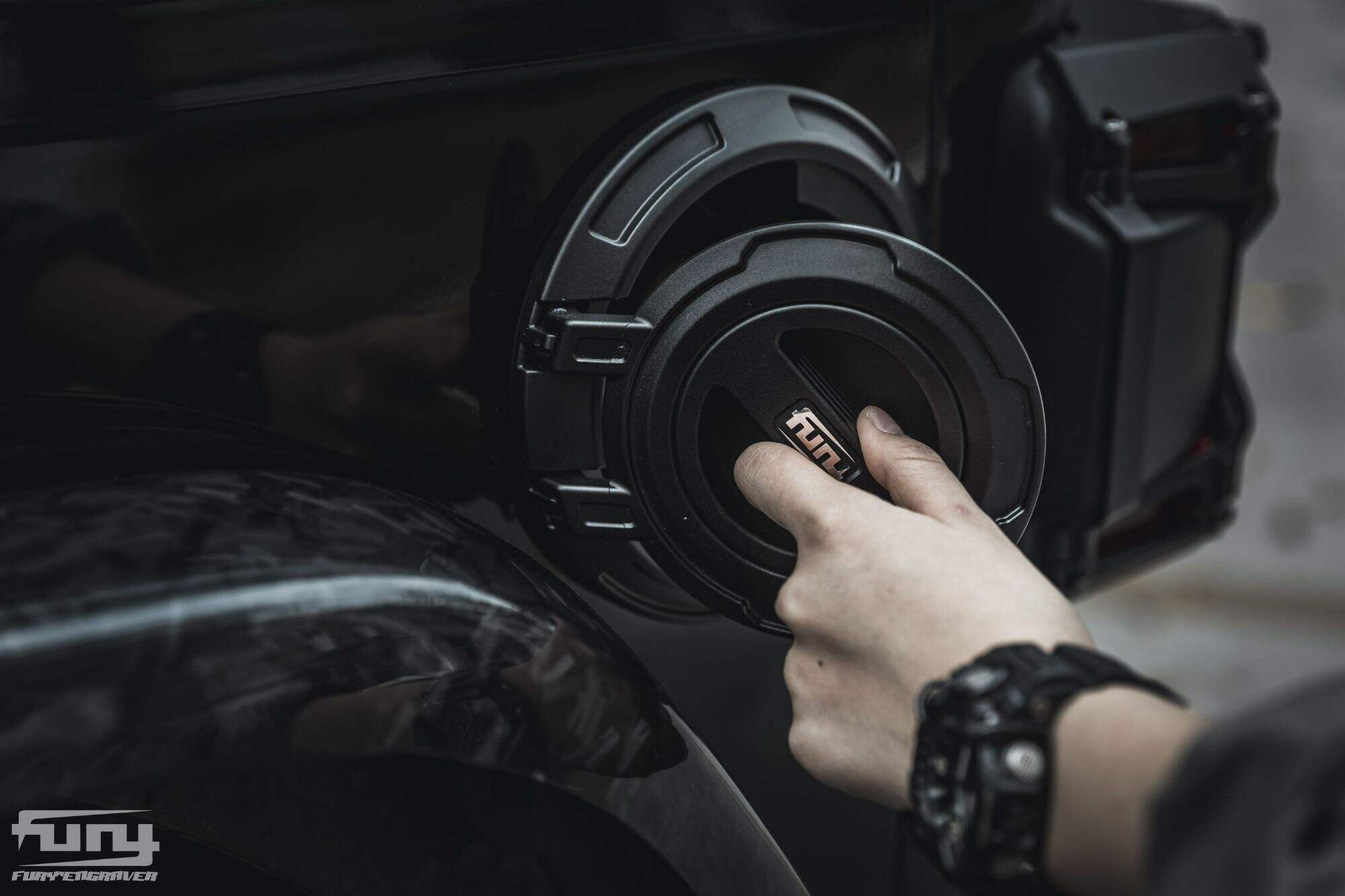 Fury GAS COVER For Jeep wrangler