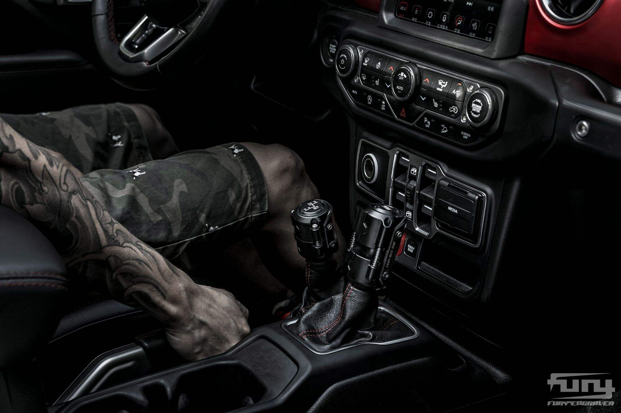 Fury Car Shifter Knob Handle For Jeep wrangler