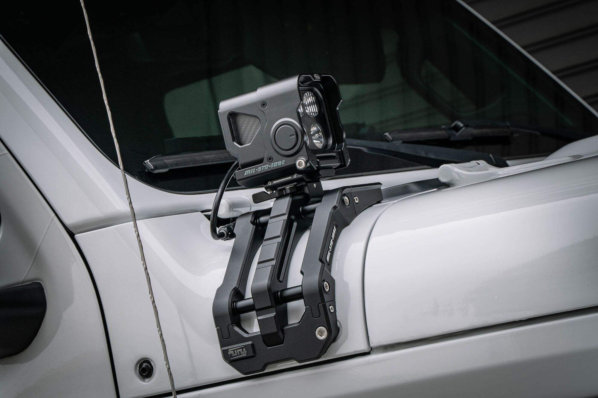 Fury Gravity A-pillar bracket handle integrated lighting system For JEEP WRANGLER