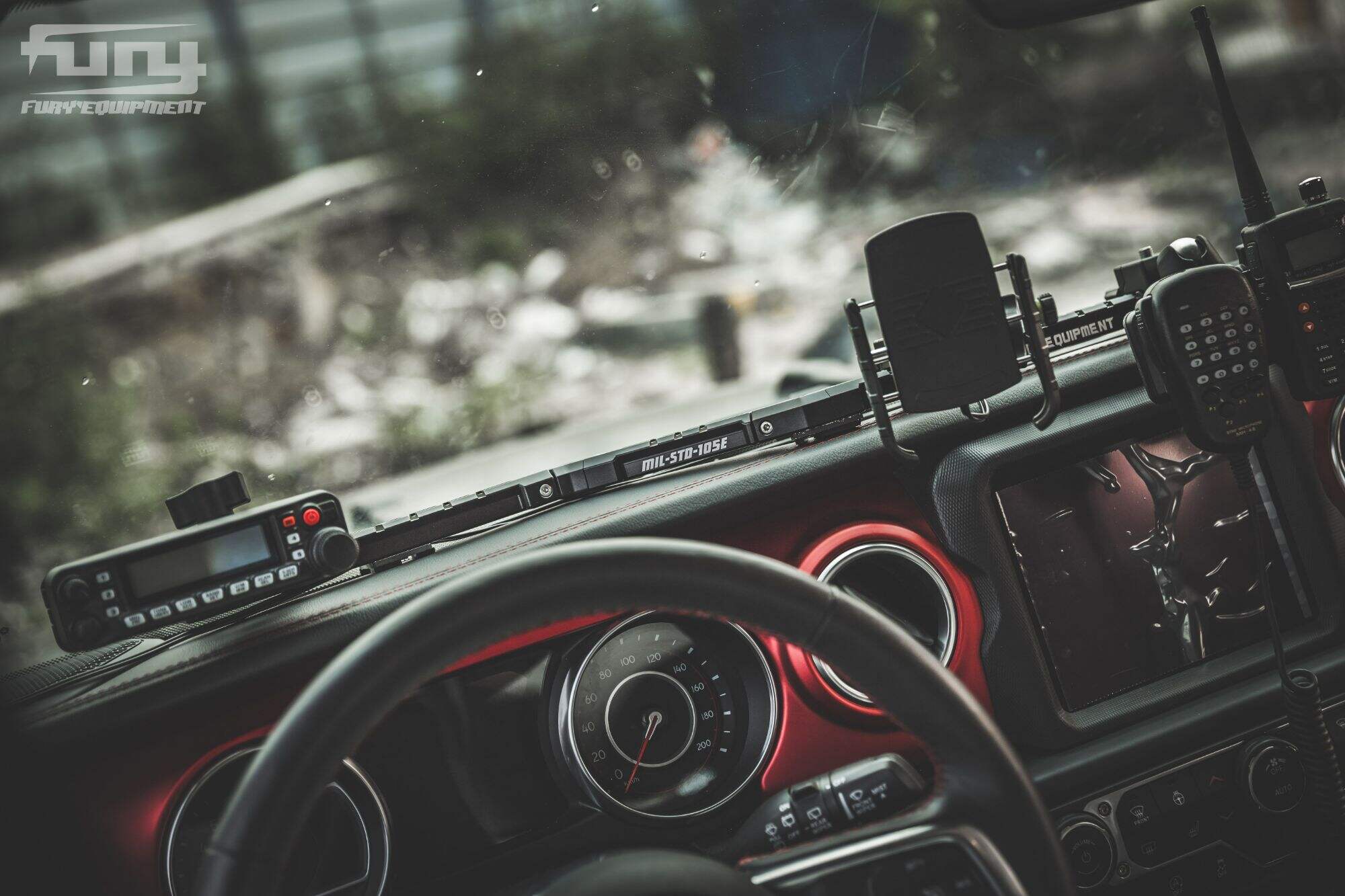 Fury Gravity RADIO ANTENNA BASE COVER For Jeep wrangler