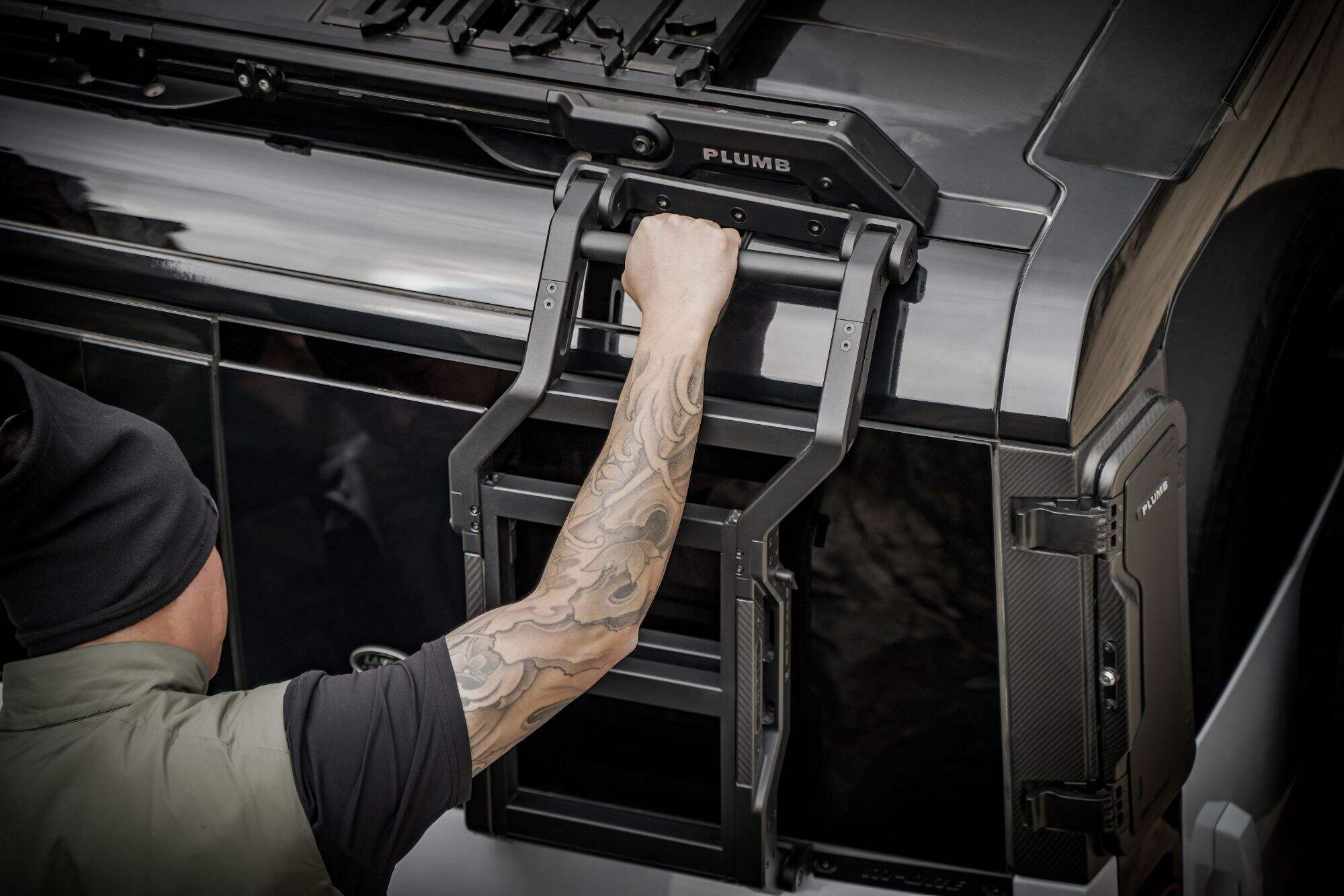 Plumb Side Ladder For Land Rover Defender 110