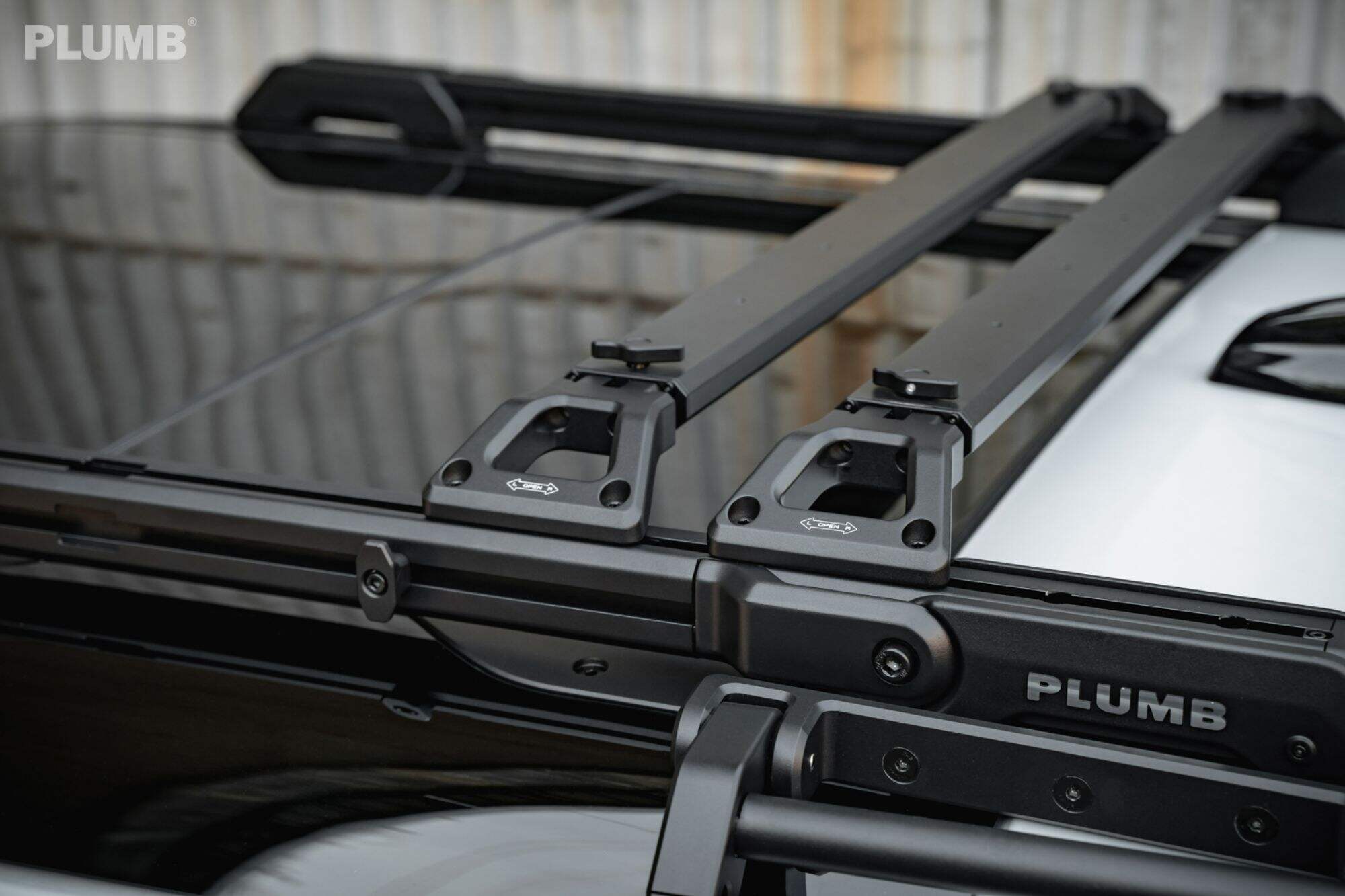 Plumb Aluminum Adjustable  roof rack For Land Rover Defender 90