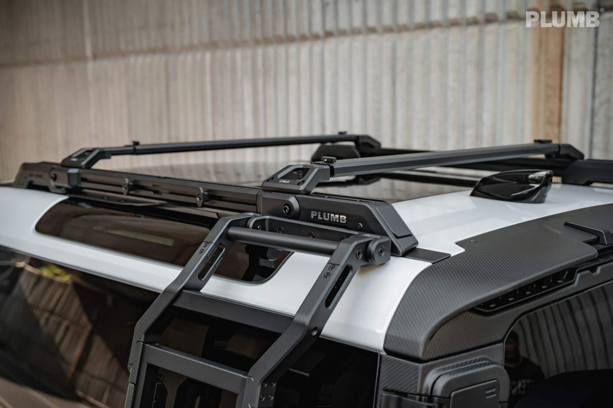 Plumb Aluminum Adjustable  roof rack For Land Rover Defender 90