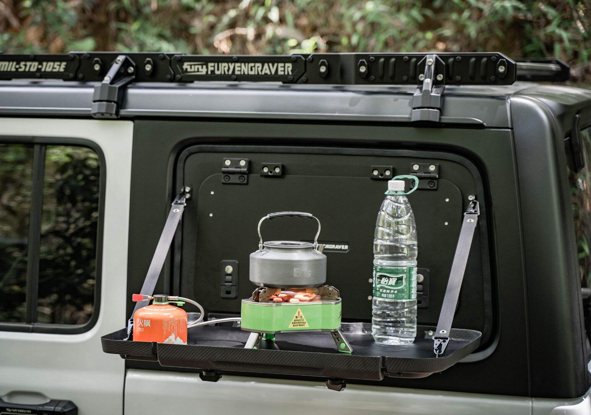 Fury Multi-function side tool box For Jeep wrangler