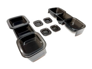 LAND ROVER DEFENDER 90/110/130 L663 TINTED REAR LAMP COVERS