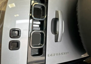 LAND ROVER DEFENDER 90/110/130 L663 TINTED REAR LAMP COVERS