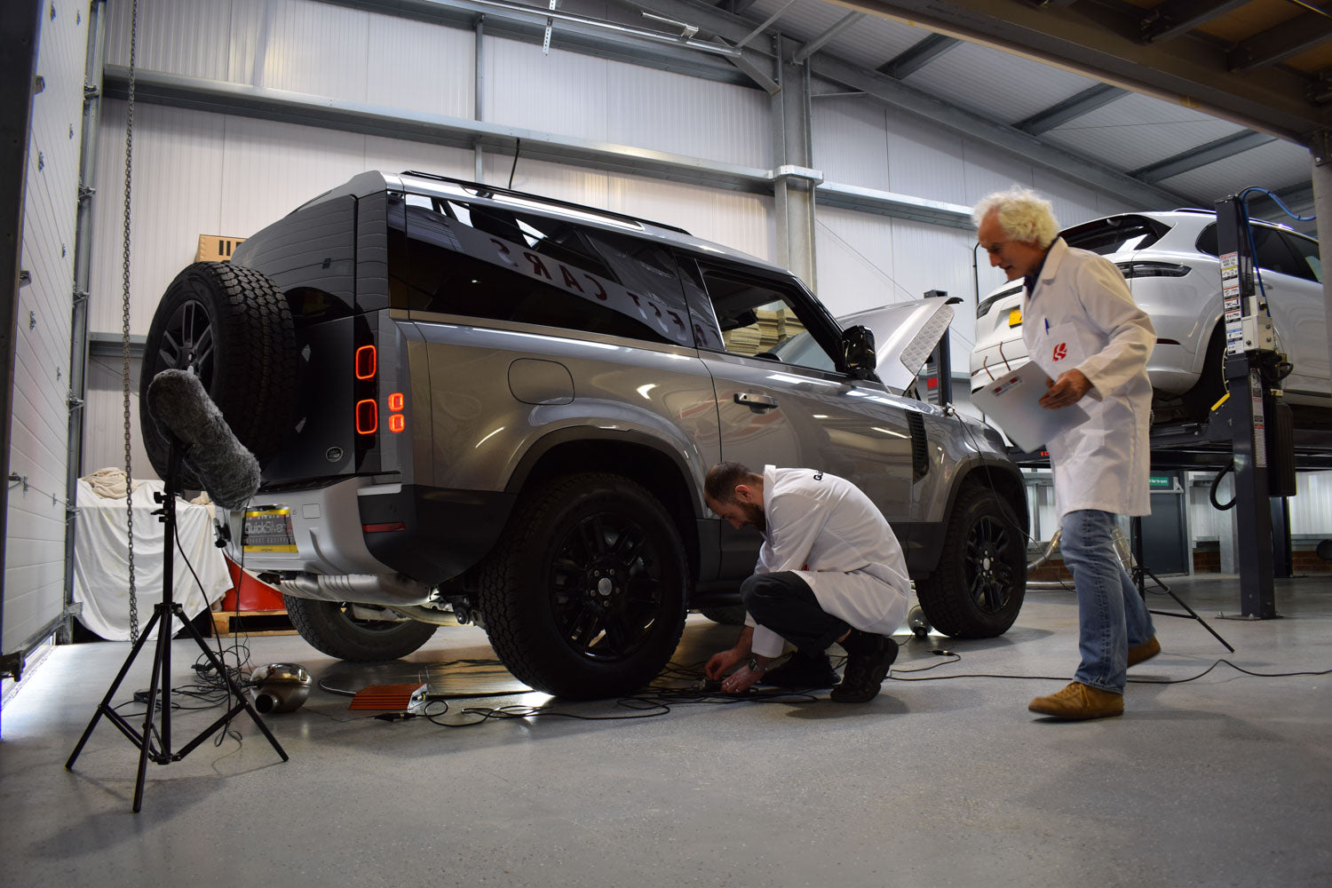 QuickSilver Defender diesel exhaust fitted vehicle